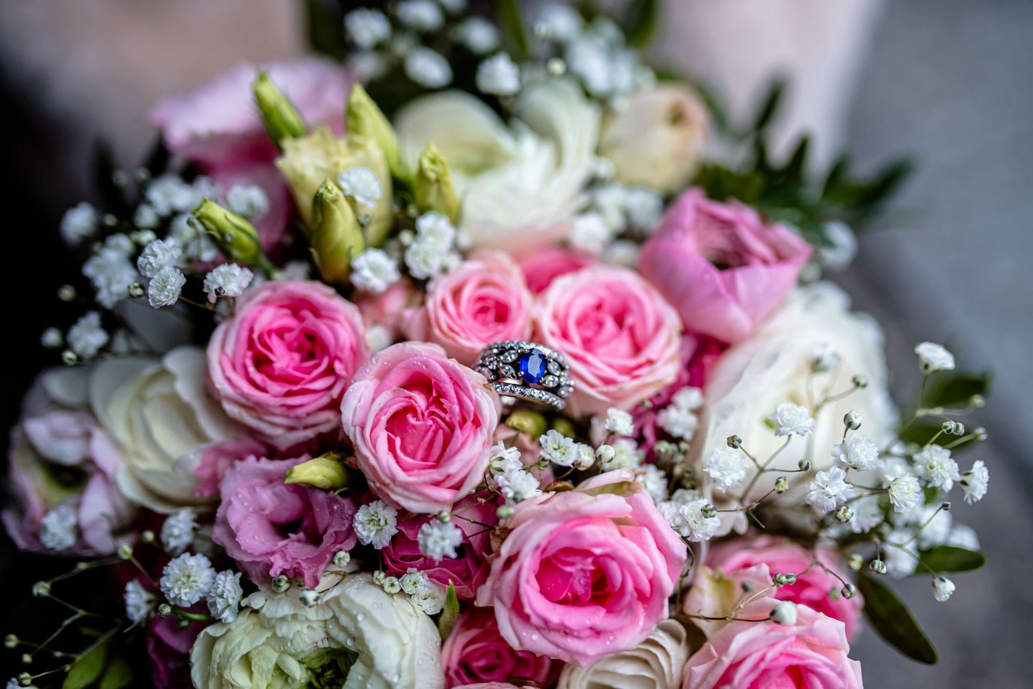 Bouquet de fleurs de la mariée