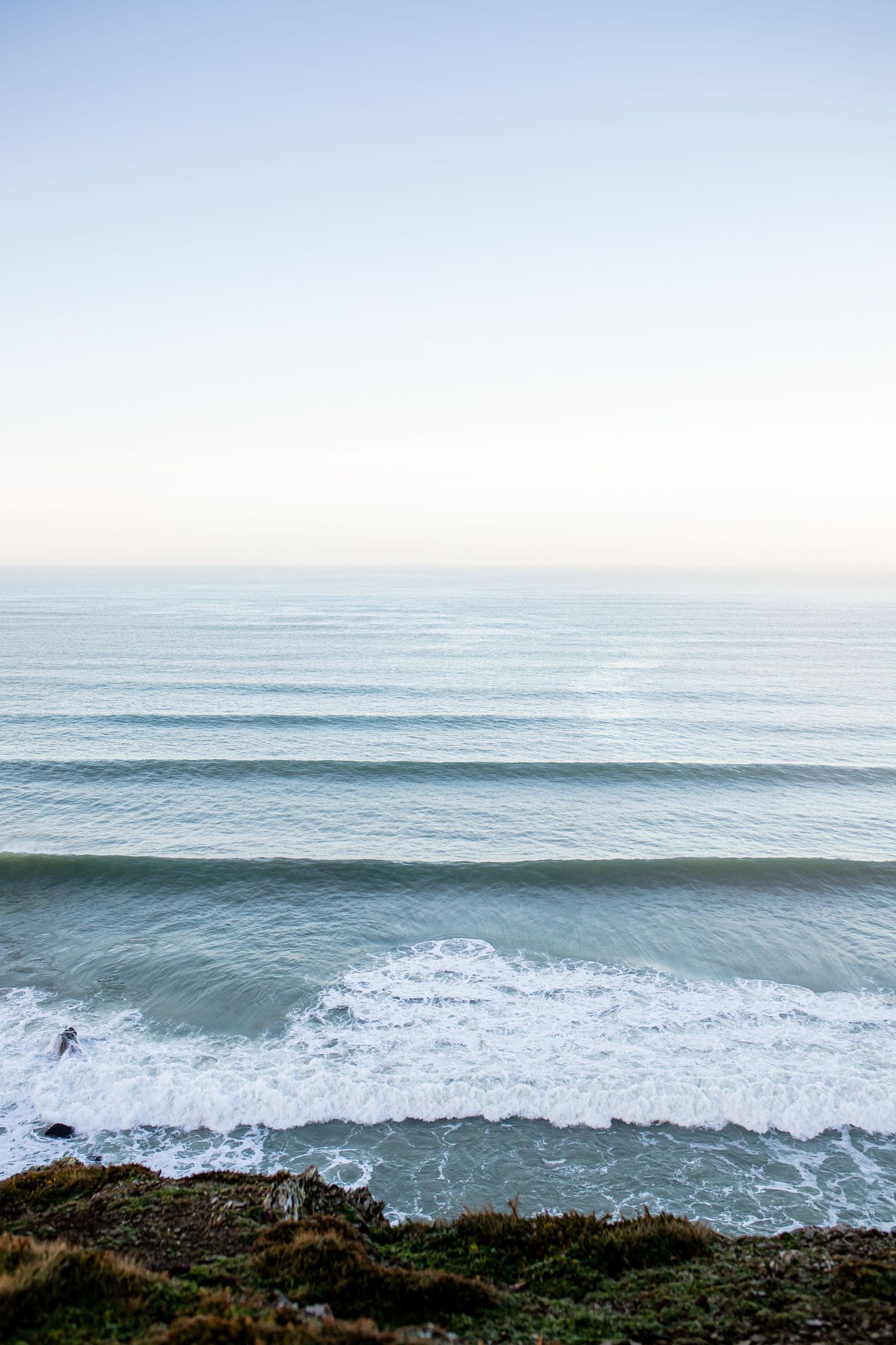 Lignes de vagues à Crozon