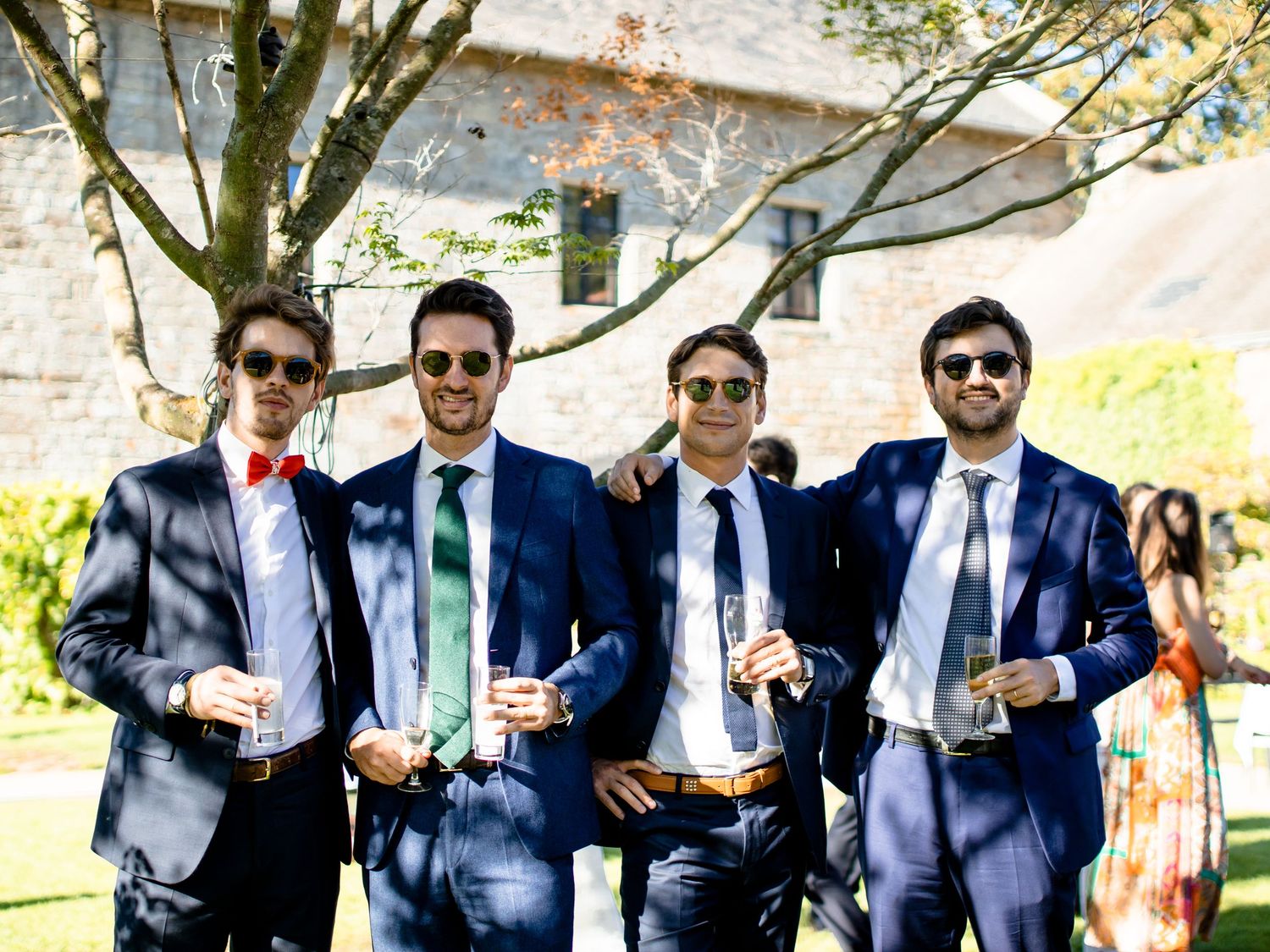 photo de groupe mariage