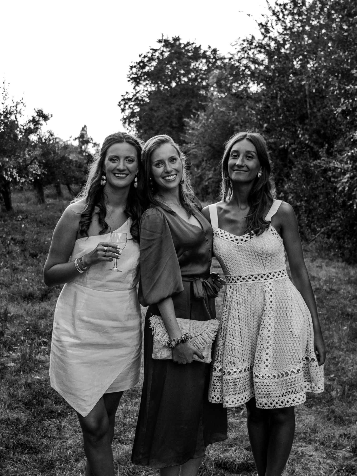 photo de groupe filles mariage