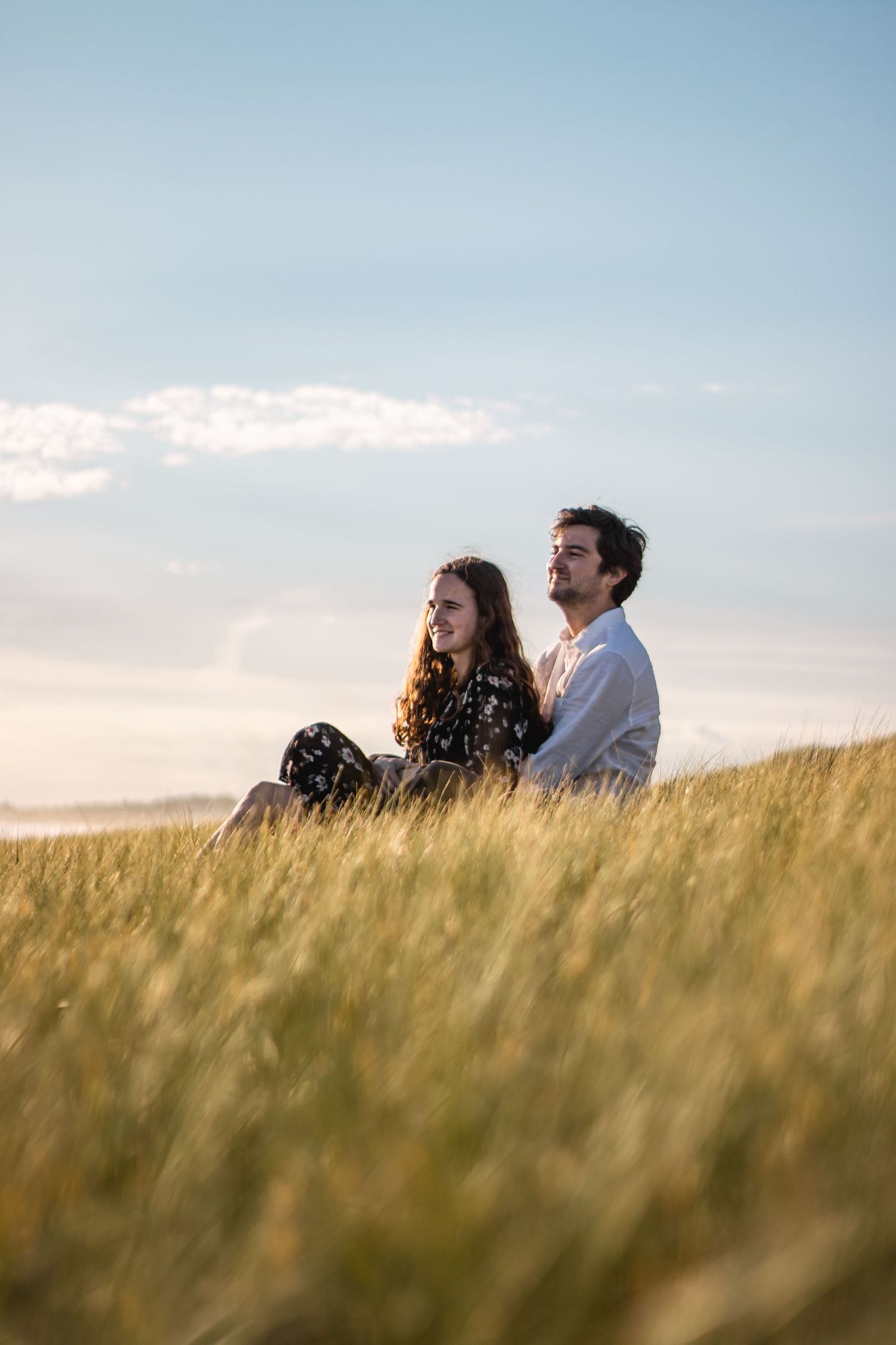 Photo de couple dune plage