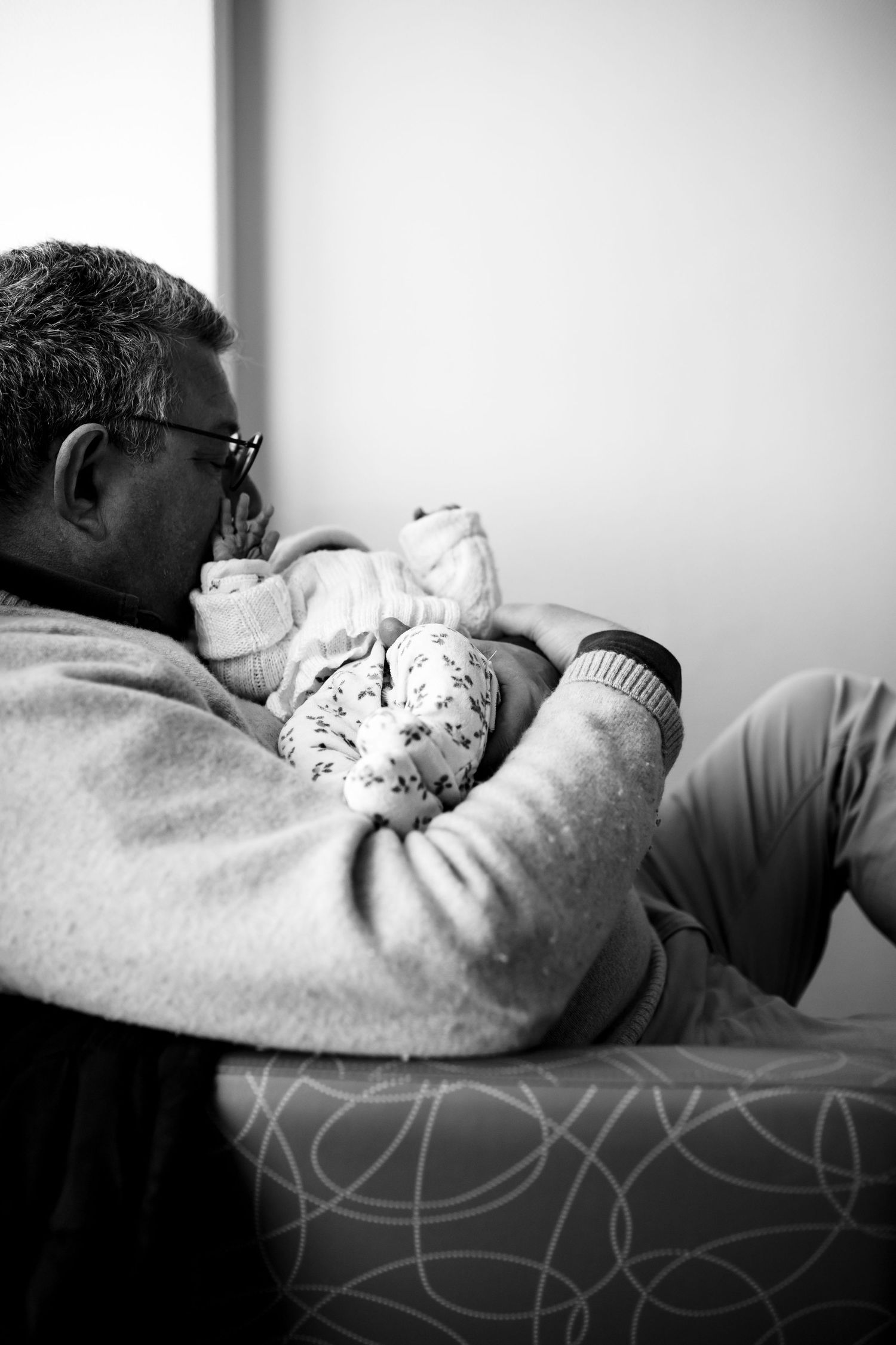 naissance bébé noir et blanc