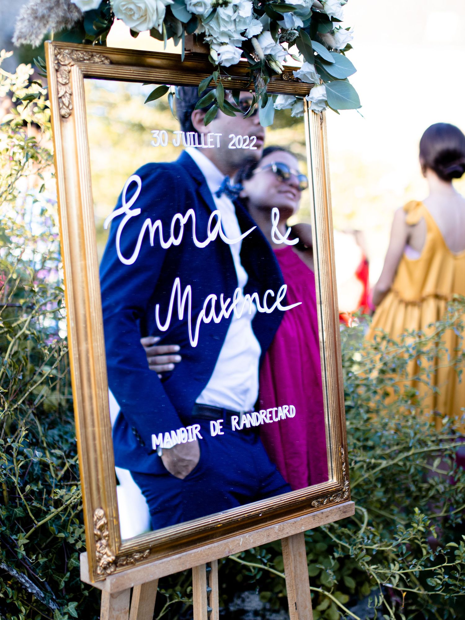 photo miroir mariage