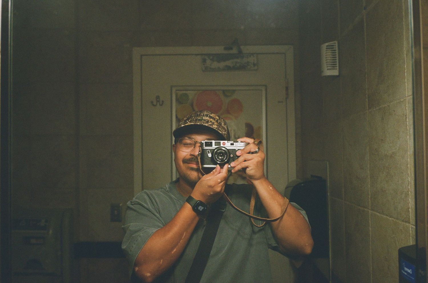 Fresno California Photographer with his camera taking a selfie