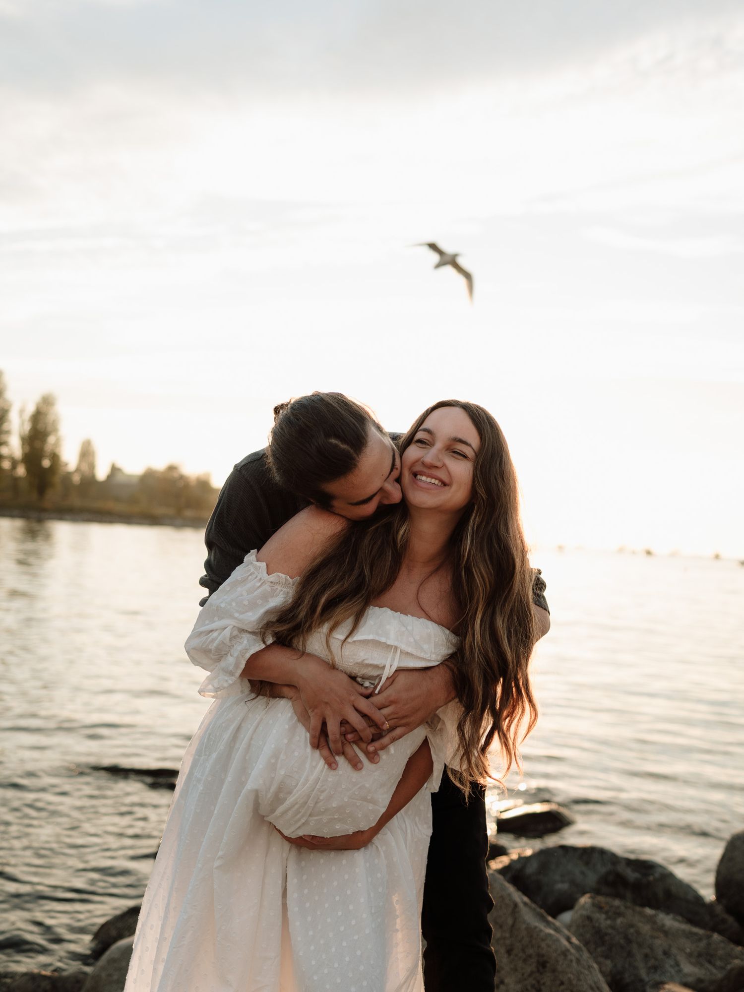 Vancouver maternity, family maternity, sunset beach maternity, beach maternity, pregnancy photography, motherhood photography, golden hour