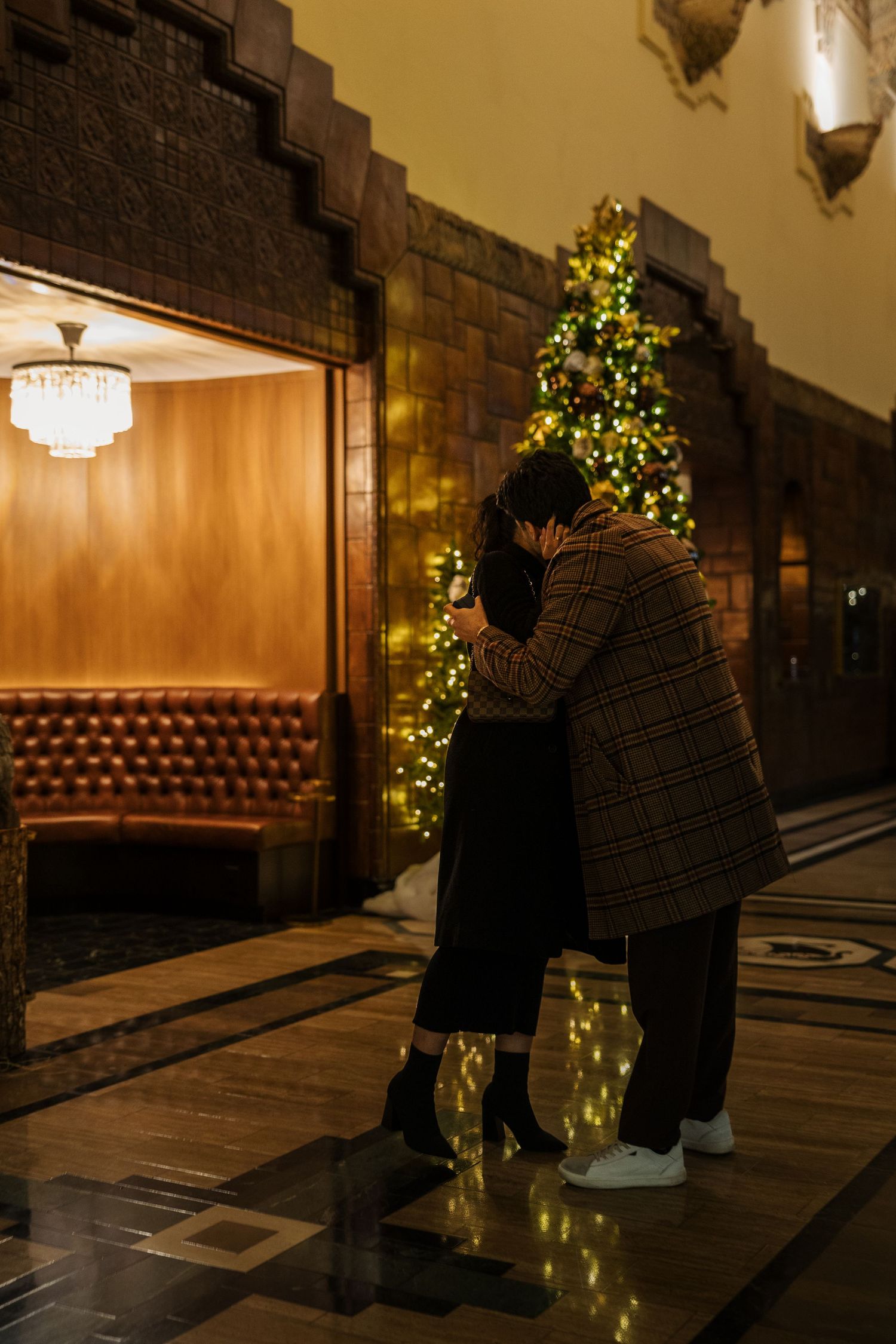 downtown Vancouver, couples session, luxury proposal photography, engagement session, she said yes, Vancouver engagement photo