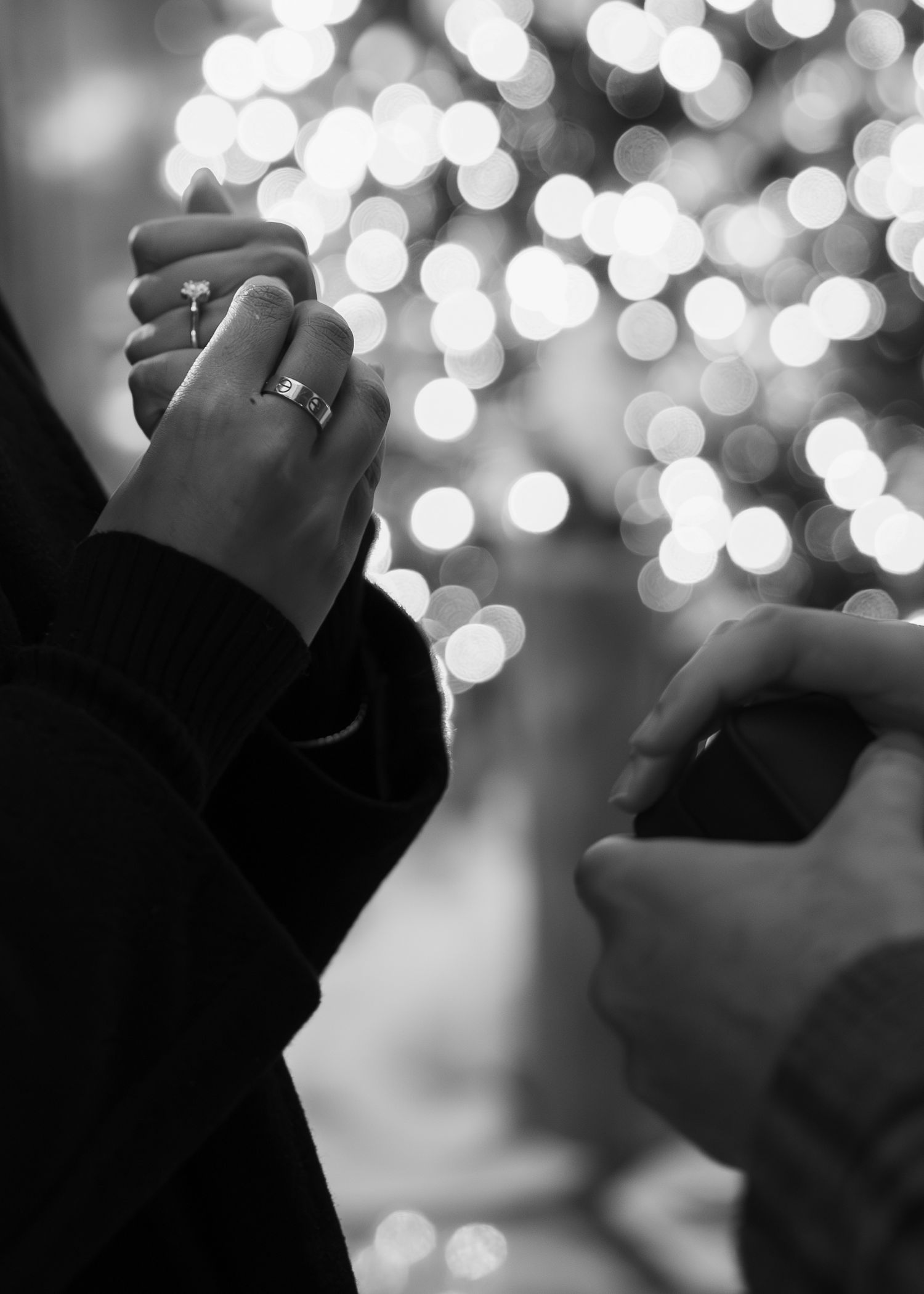 downtown Vancouver, couples session, luxury proposal photography, engagement session, she said yes, Vancouver engagement photo