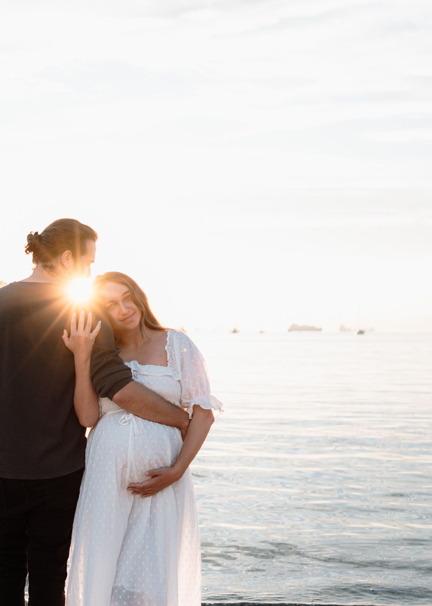 Vancouver maternity, family maternity, sunset beach maternity, beach maternity, pregnancy photography, motherhood photography, golden hour