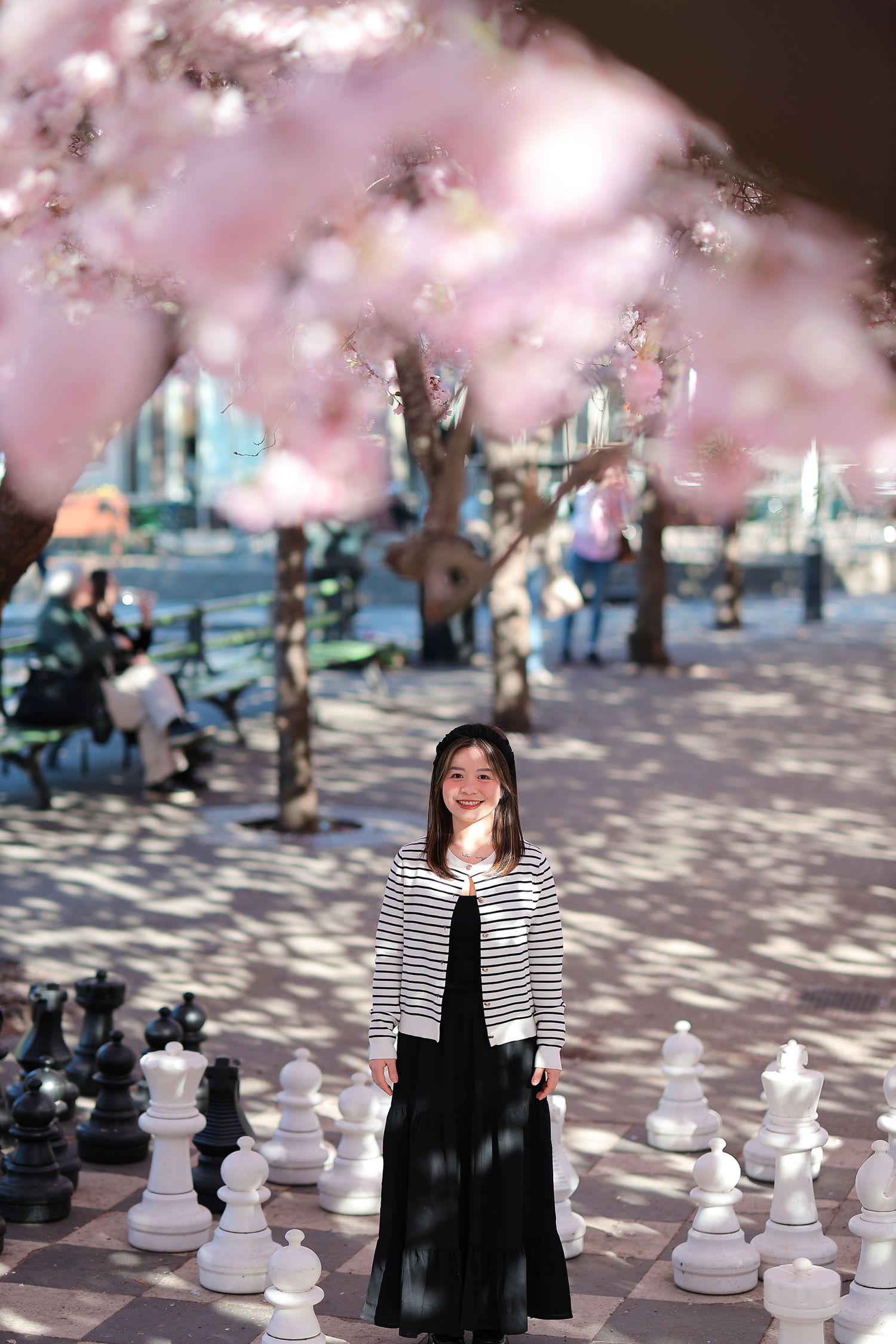 Cherry Blossom photoshoot in Kungsträgården, Stockholm
