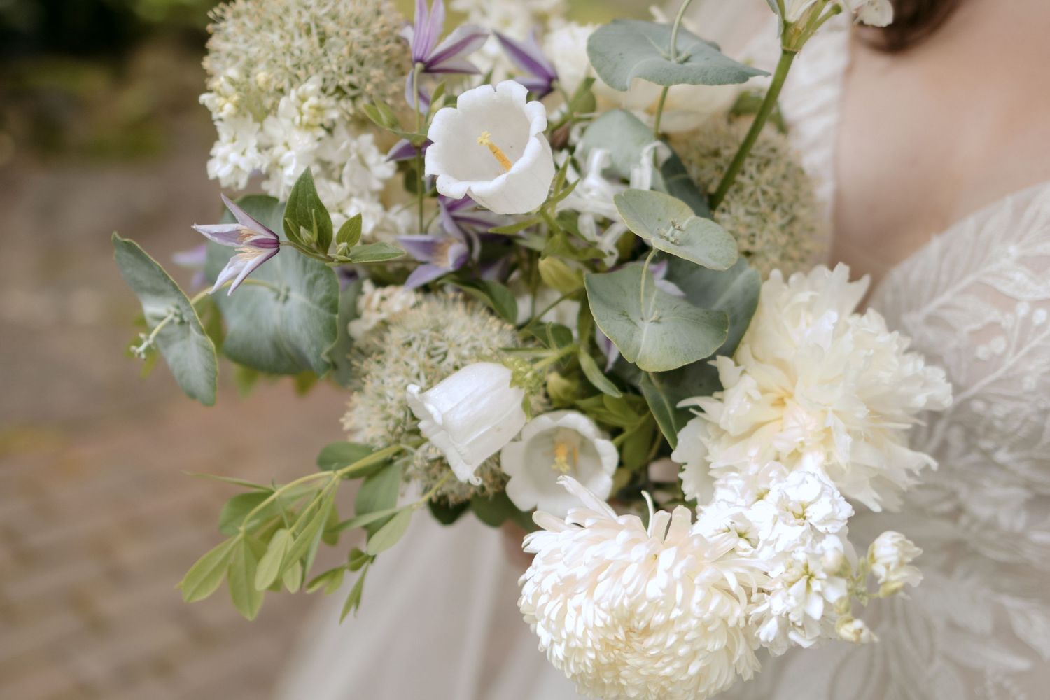 garden floral bridal bouquet at trellis weddings in stillwater mn