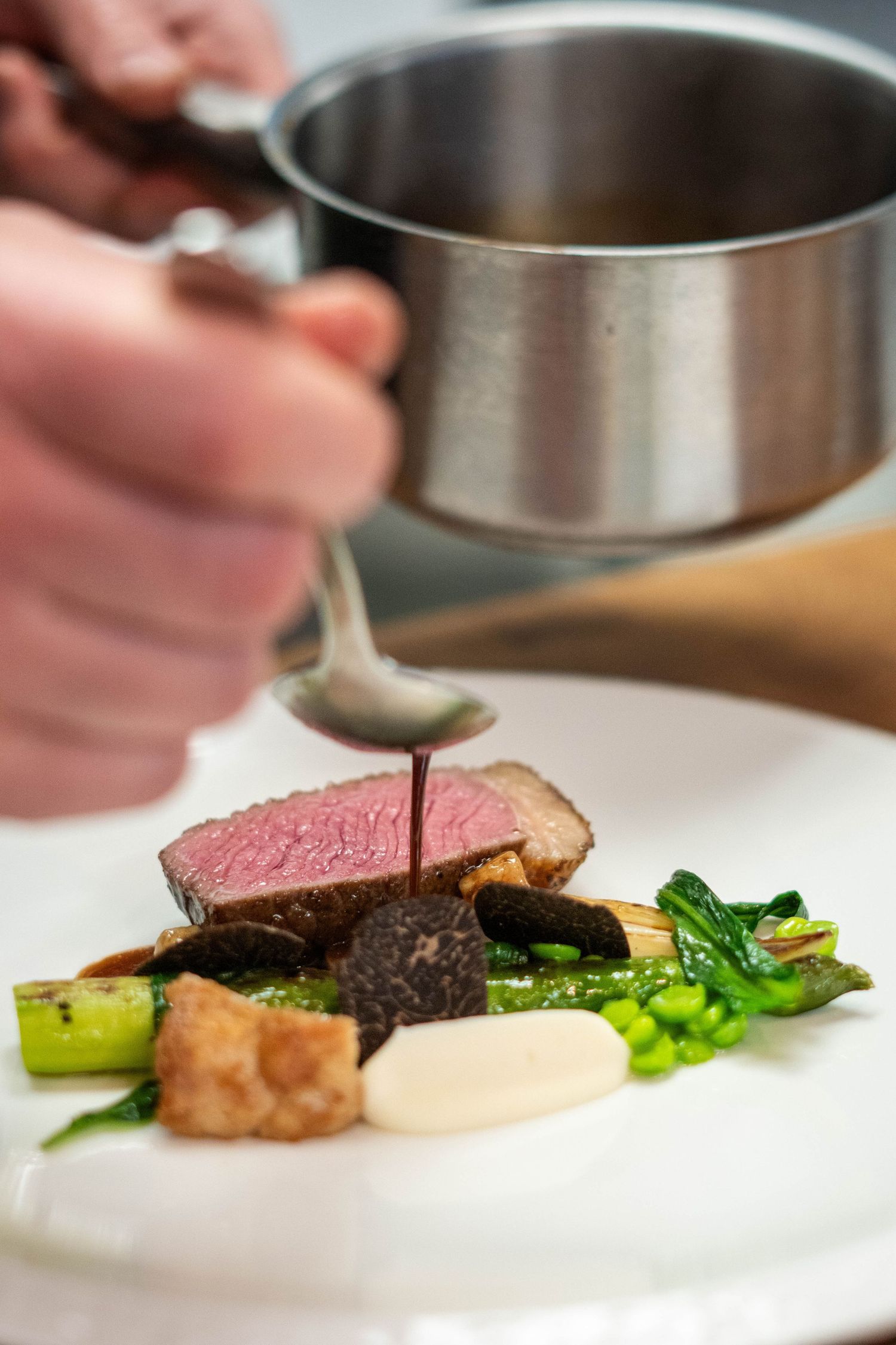 Sirloin of Scotch beef dish