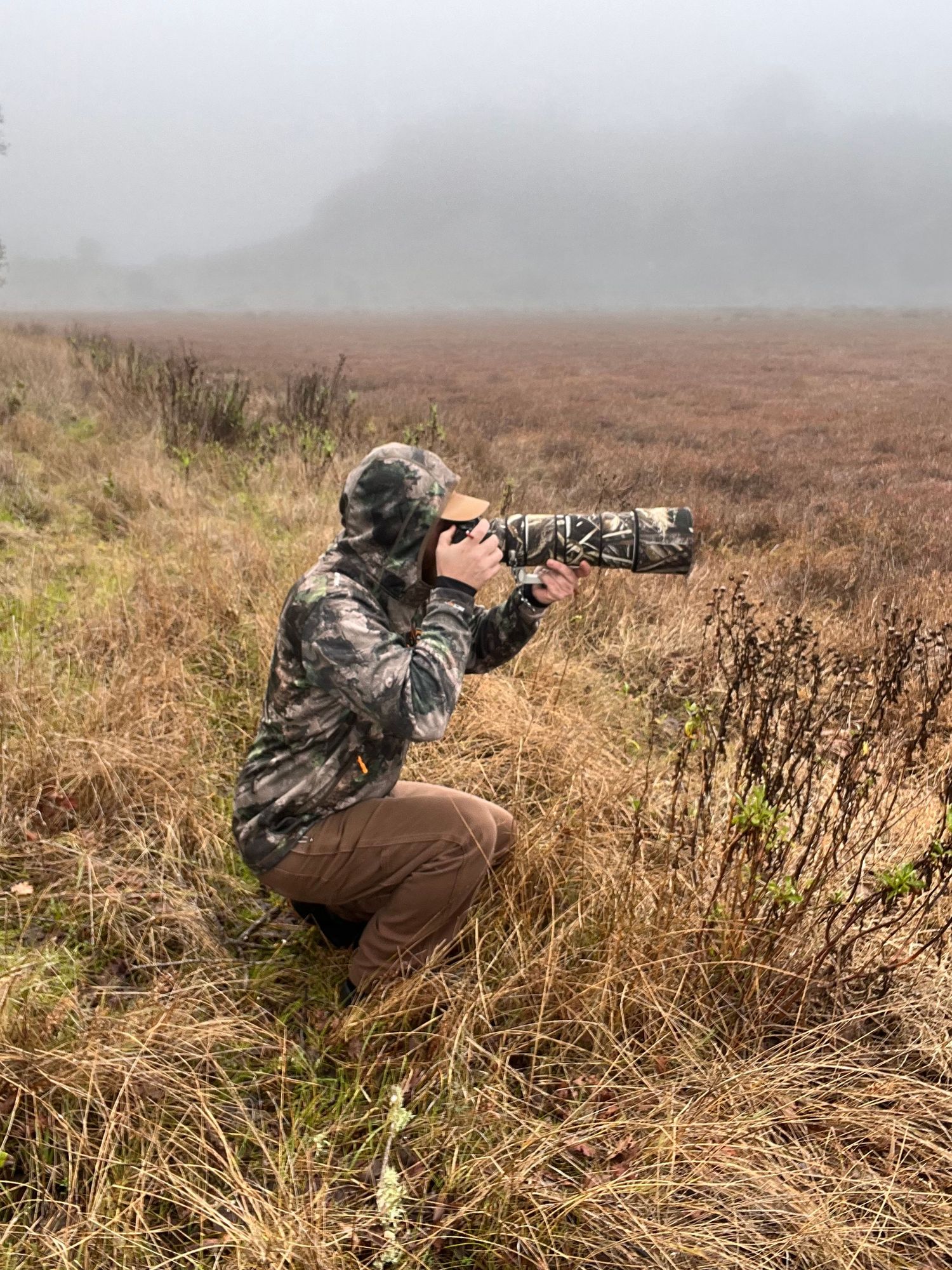 Wedding photographer, Samuel Henderson in wildlife conservation mode