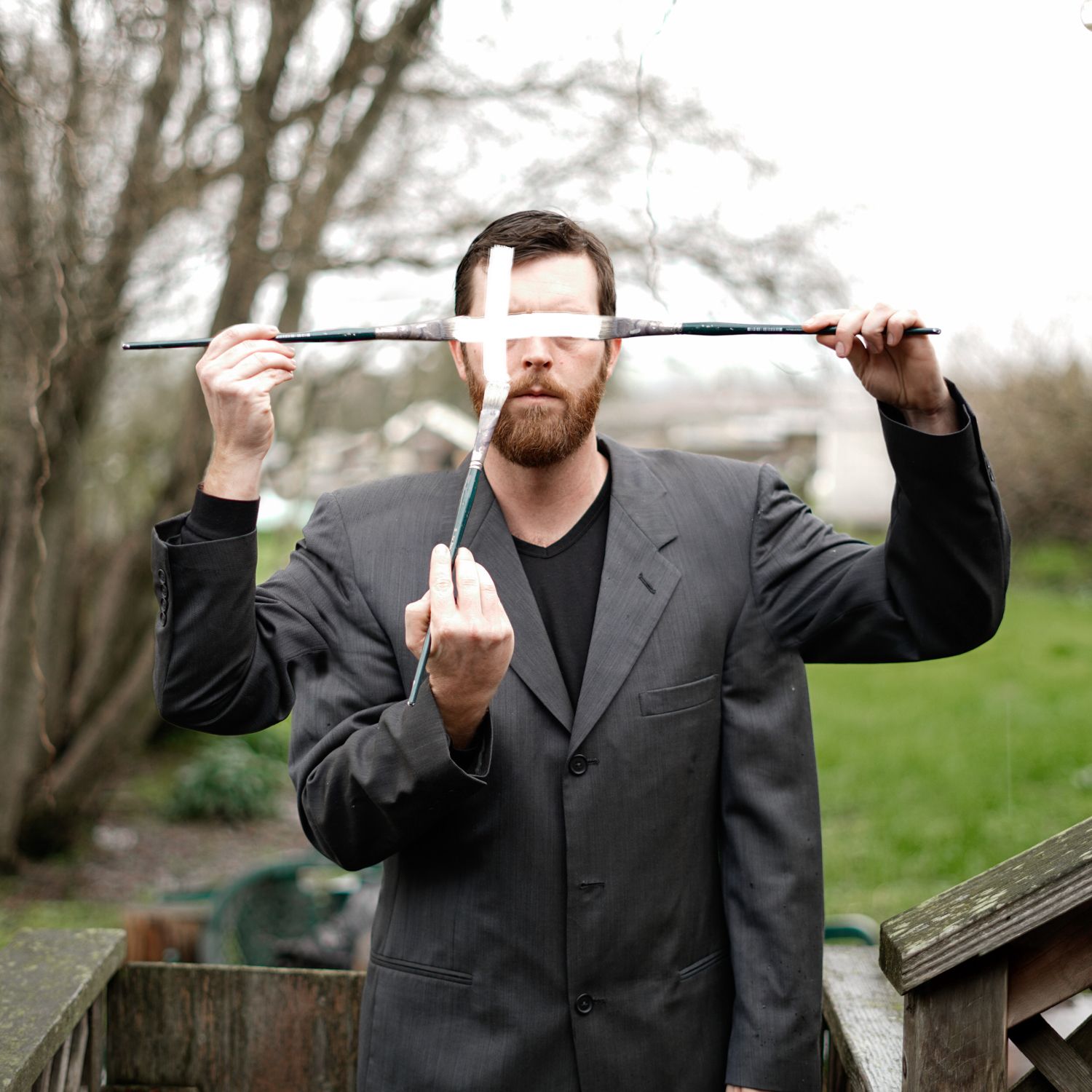 Wedding photographer, Samuel Henderson in one of his self-portraits
