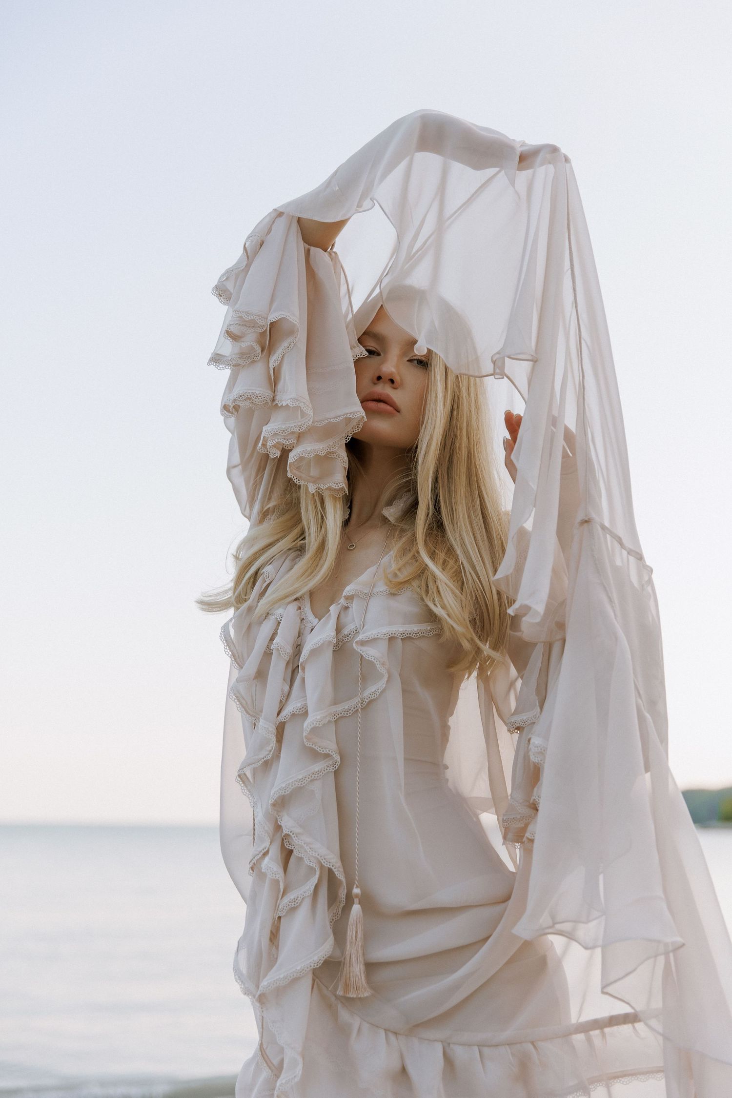 Beach fashion campaign shot in Toronto by Anastastasia Chystokoliana (Milk Photography)