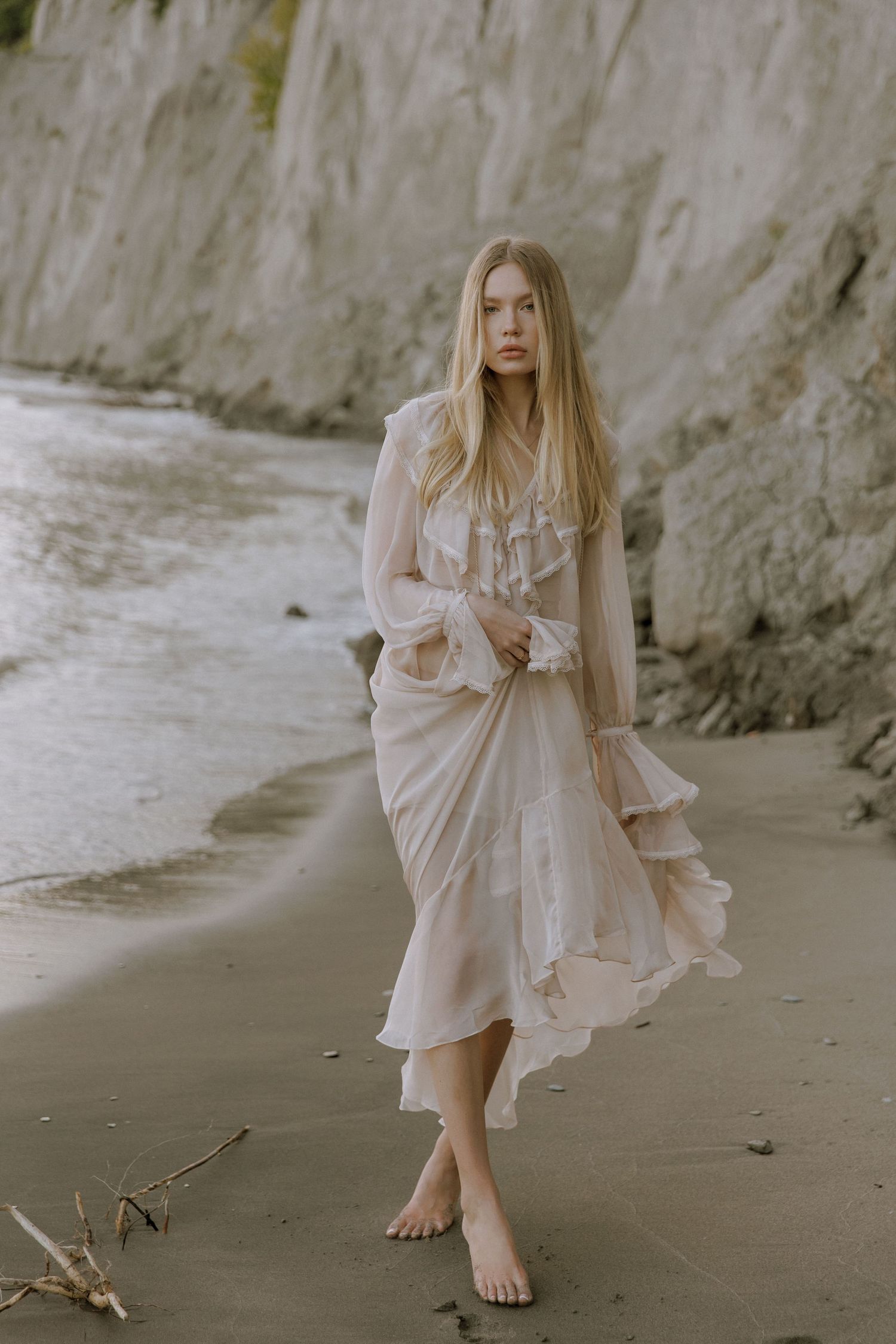 Beach fashion campaign shot in Toronto by Anastastasia Chystokoliana (Milk Photography)