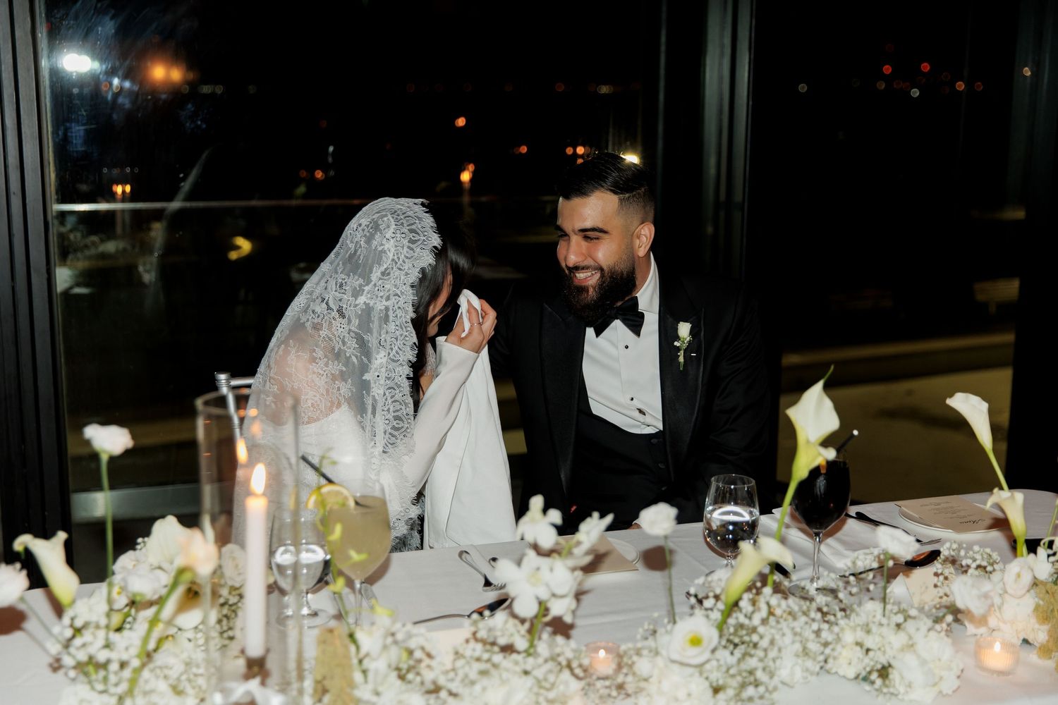 Cozy Candlelit Wedding at Spencer's at the Waterfront in Burlington, Canada by Milk Photography