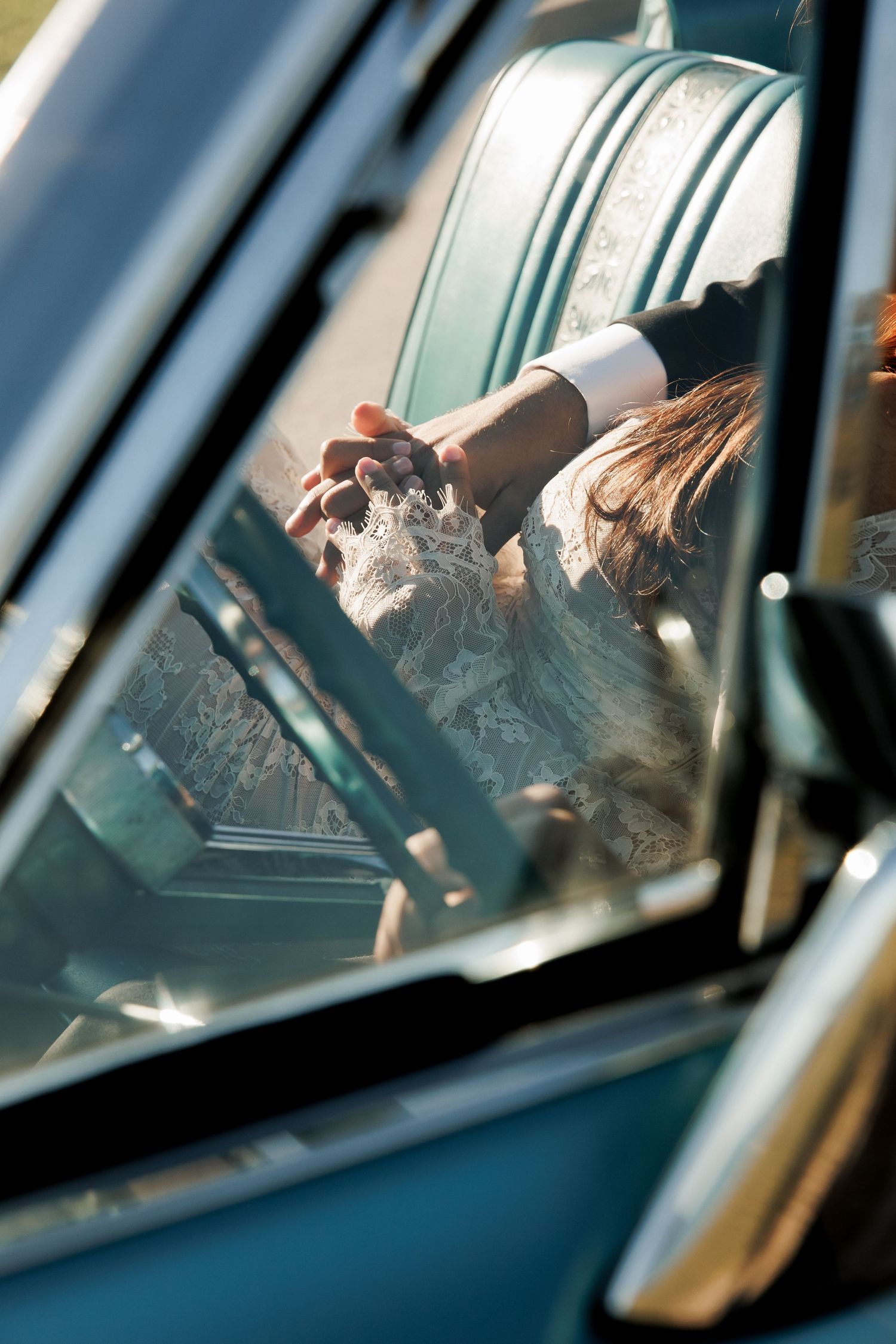 Vintage inspired engagement photography with a classic car by Milk Photography shot in Toronto, Canada