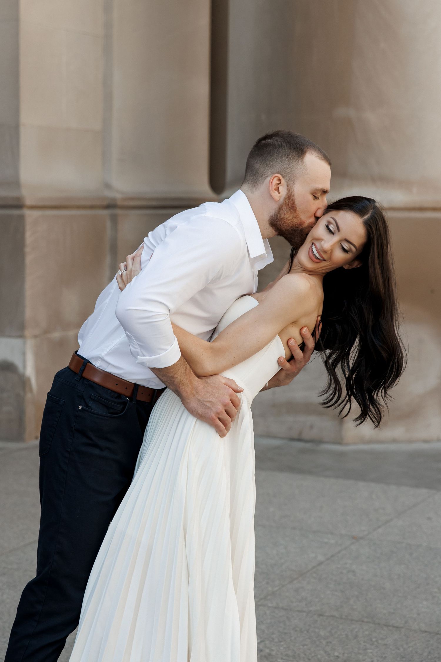 Editorial style downtown Toronto engagement session at Union Station - one of my favourite Toronto photography locations for photos.
