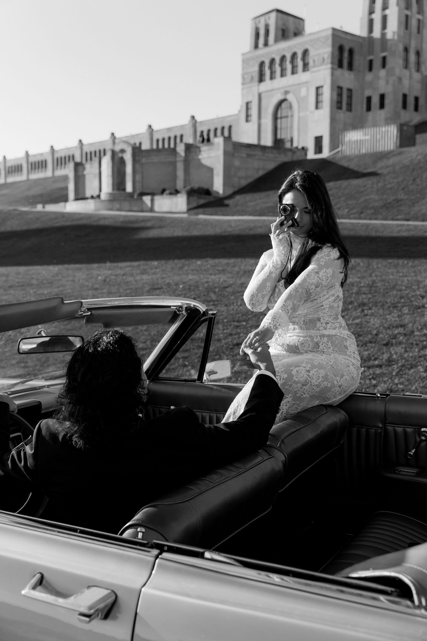 A Vintage Inspired Engagement Shoot at R.C. Harris Water Treatment Plant, Toronto by Milk Photography. Timeless and editorial wedding photos