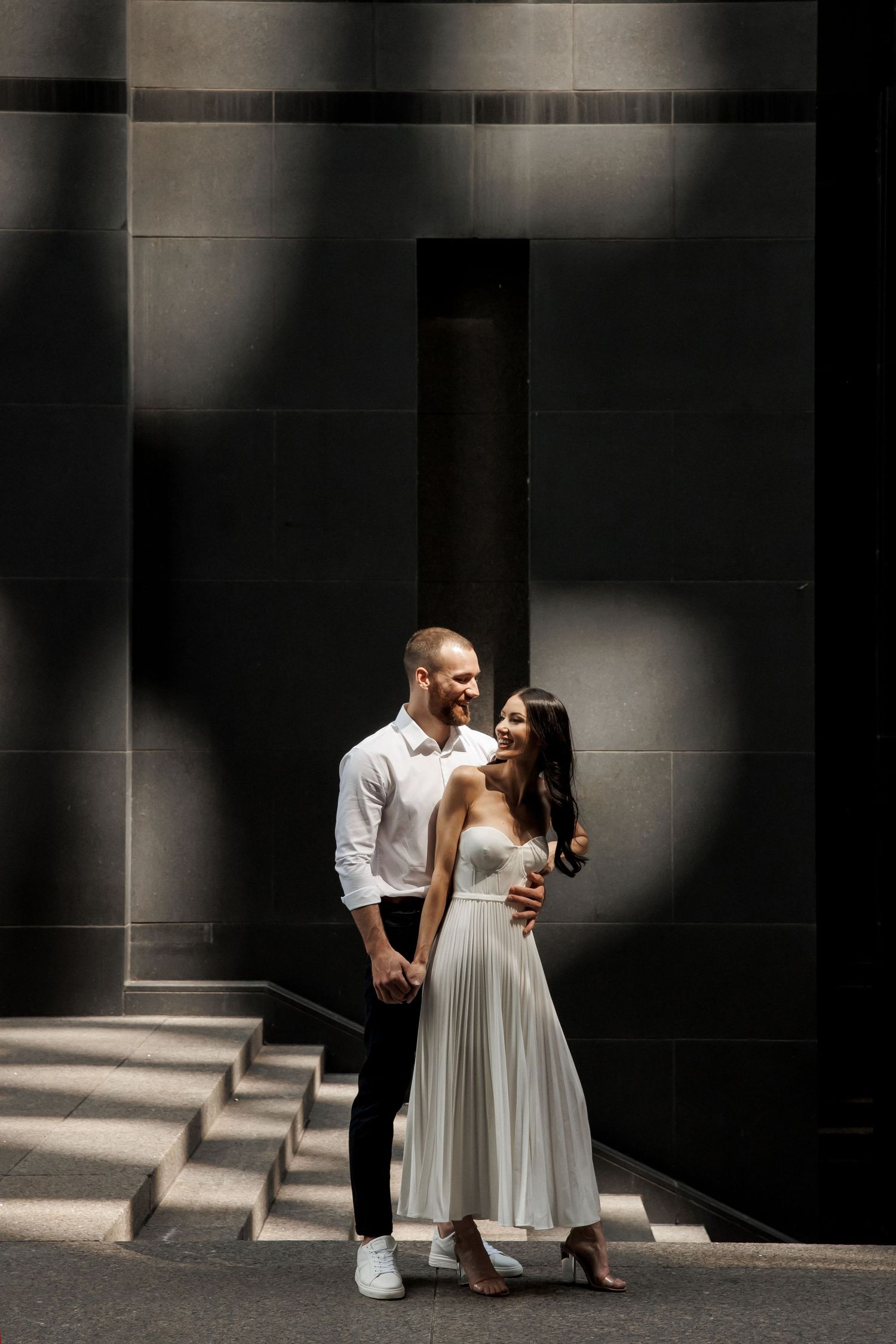 Editorial style downtown Toronto engagement session at some of my favourite Toronto photography locations for engagement photos.