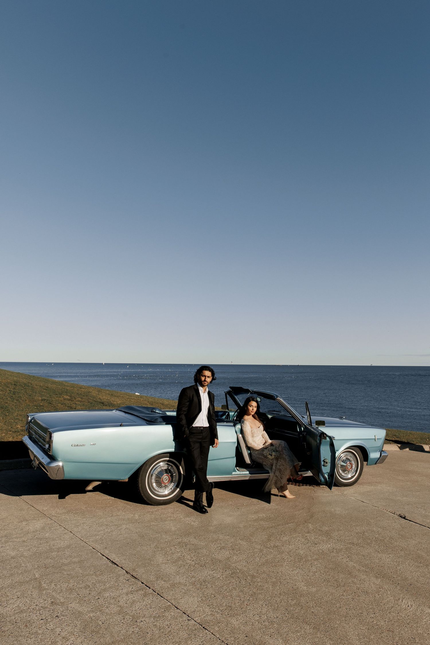 A Vintage Inspired Engagement Shoot at R.C. Harris Water Treatment Plant, Toronto by Milk Photography. Timeless and editorial wedding photos