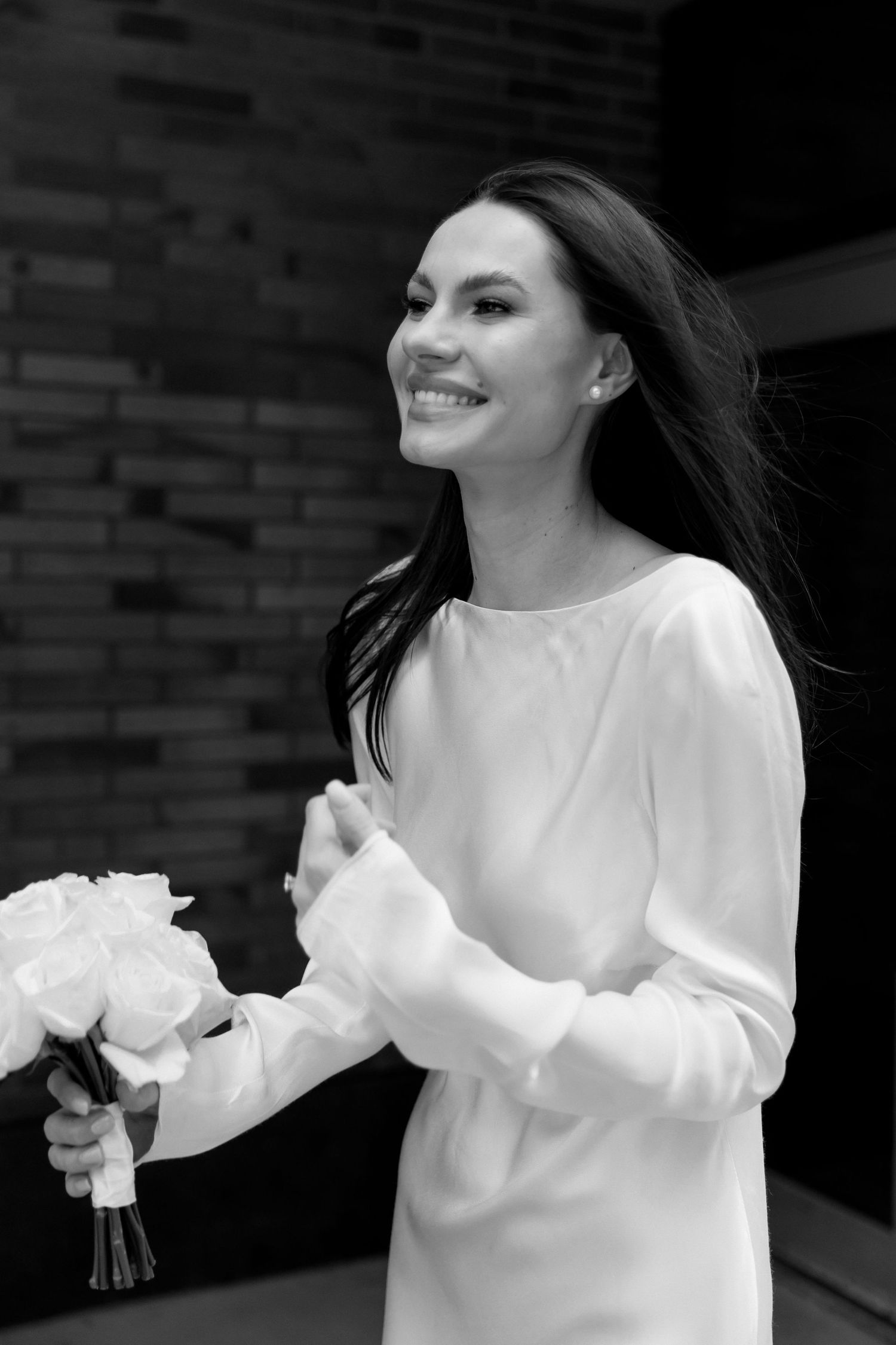 Vintage and editorial style wedding and engagement photos at Osgoode Hall Toronto, Ontario. Elegant bridal look.