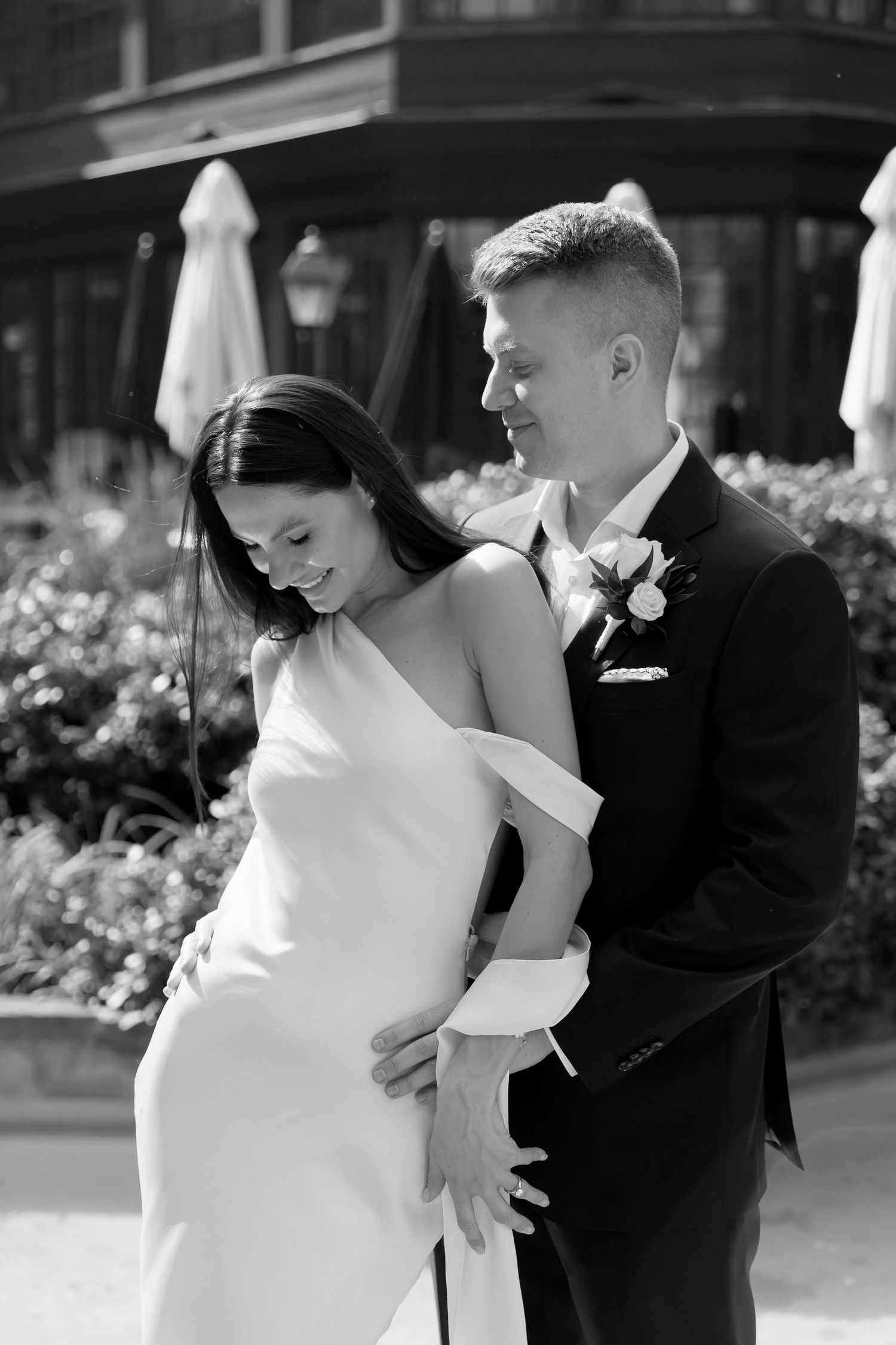 Elegant editorial style wedding and engagement photos shot in Toronto, Ontario. Canadian photographer available for destination weddings.