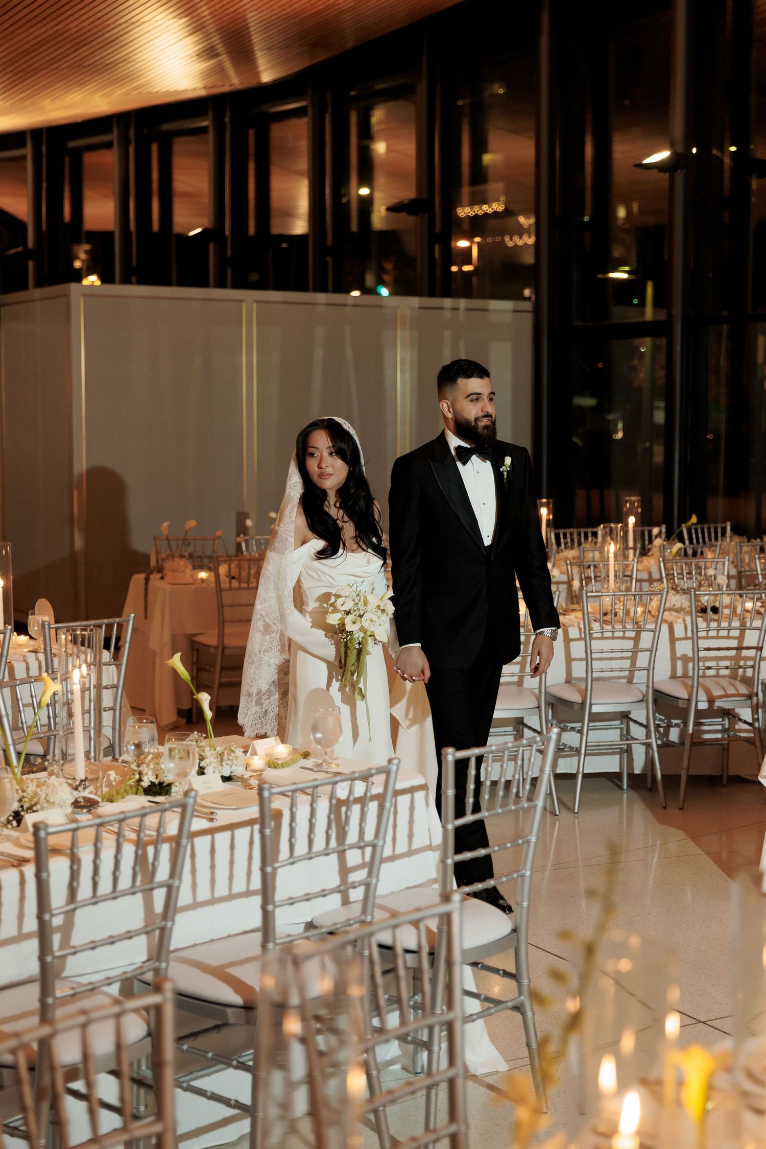 Cozy Candlelit Wedding at Spencer's at the Waterfront in Burlington, Canada by Milk Photography