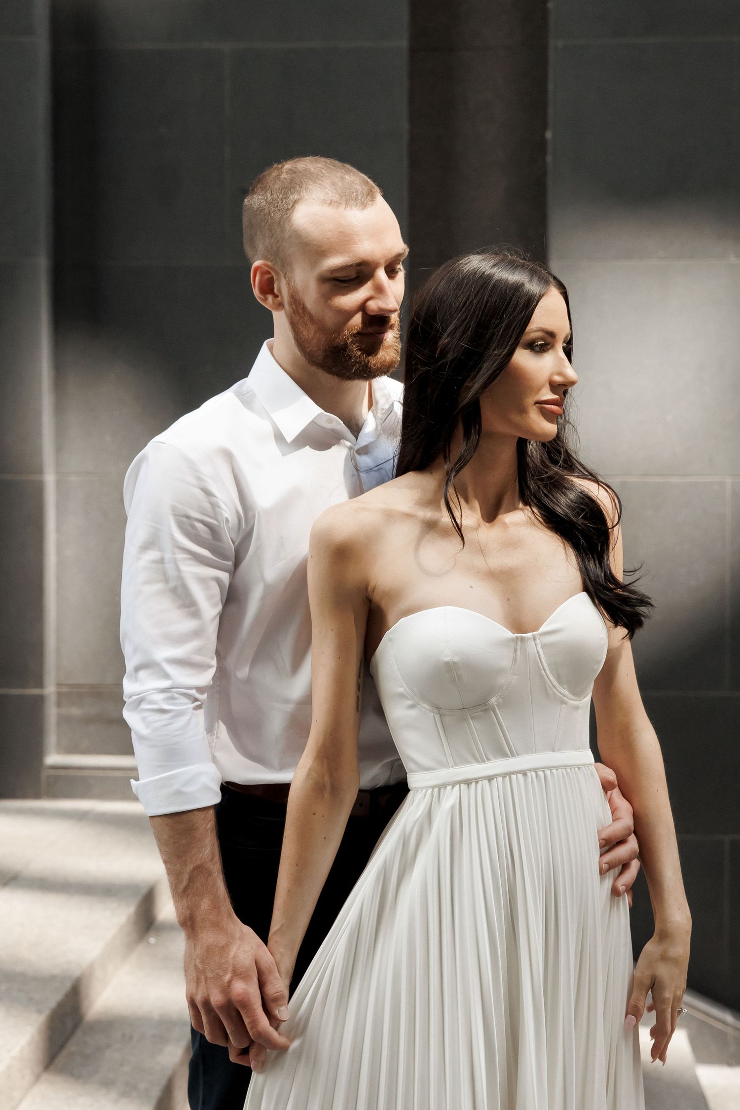 Editorial style downtown Toronto engagement session at some of my favourite Toronto photography locations for engagement photos.
