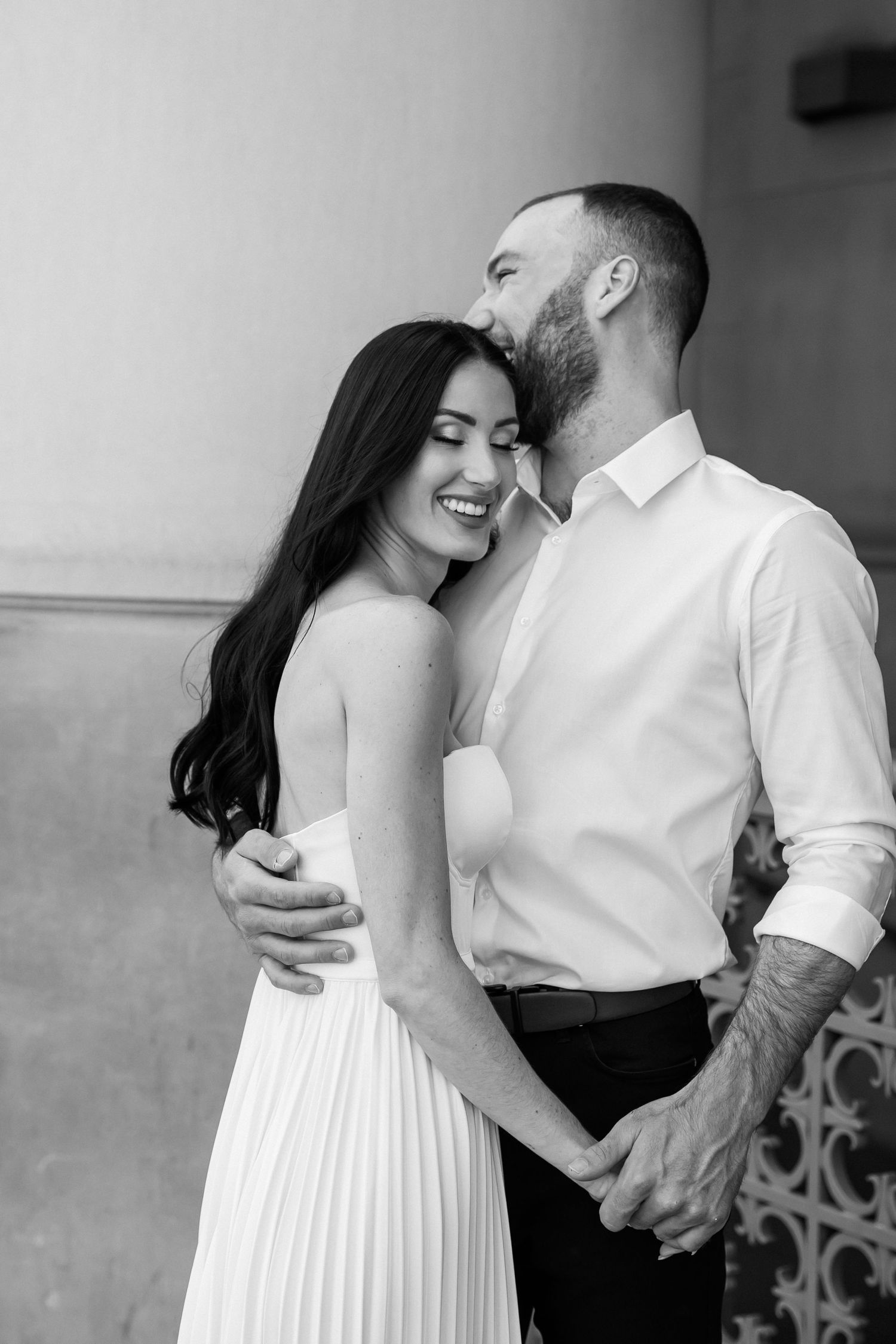 Editorial style downtown Toronto engagement session at Union Station - one of my favourite Toronto photography locations for photos.