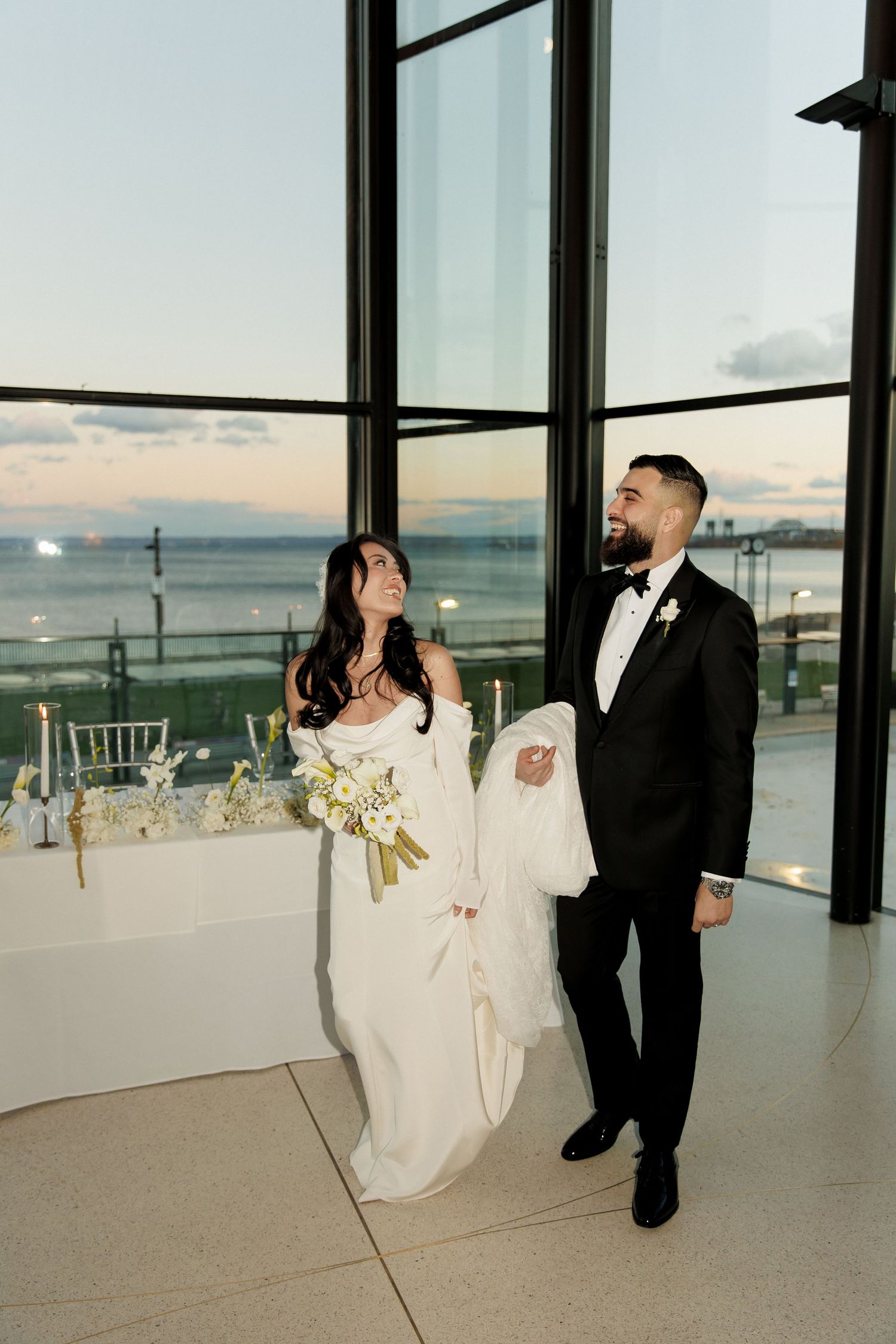 Cozy Candlelit Wedding at Spencer's at the Waterfront in Burlington, Canada by Milk Photography