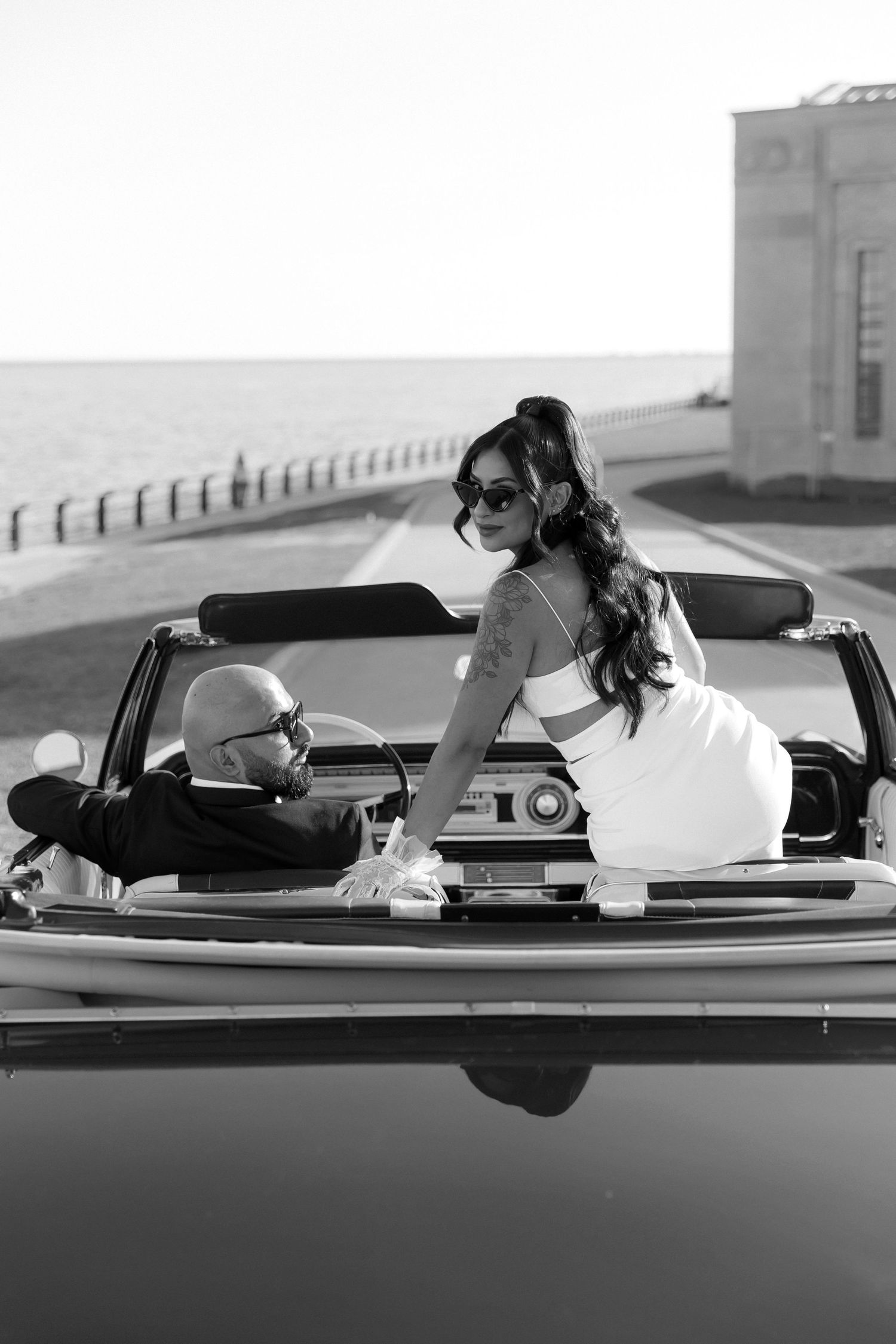 A Vintage Inspired Engagement Shoot at R.C. Harris Water Treatment Plant, Toronto by Milk Photography. Timeless and editorial wedding photos