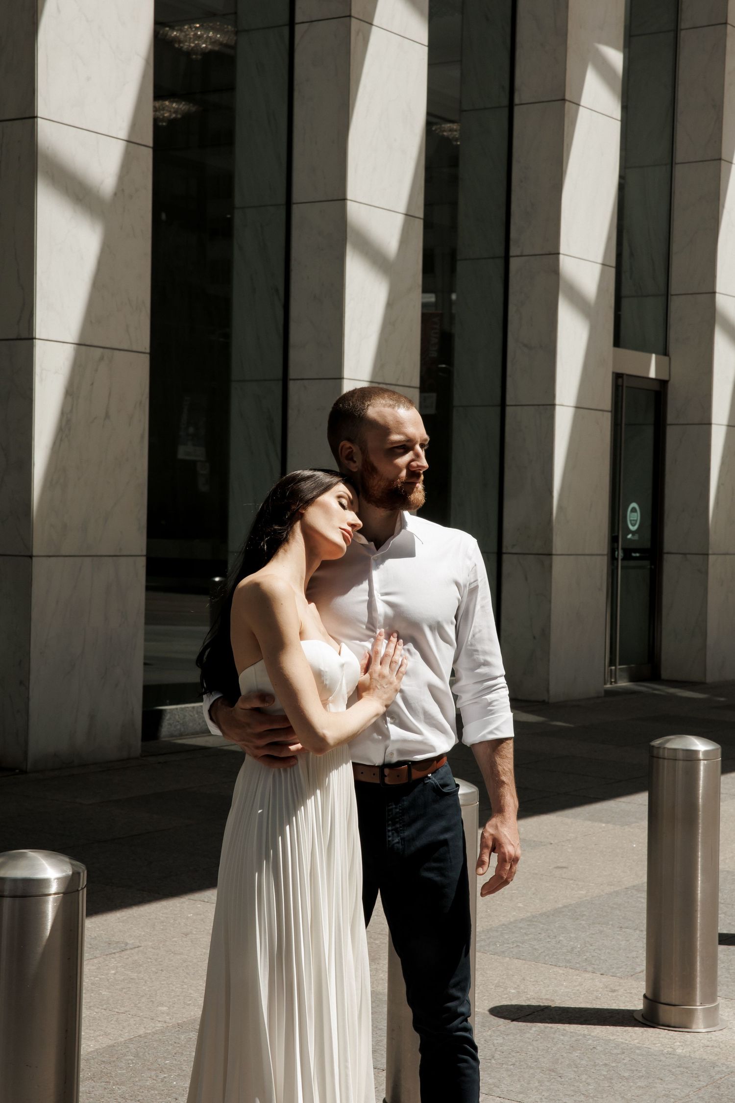 Editorial style downtown Toronto engagement session at some of my favourite Toronto photography locations for engagement photos.