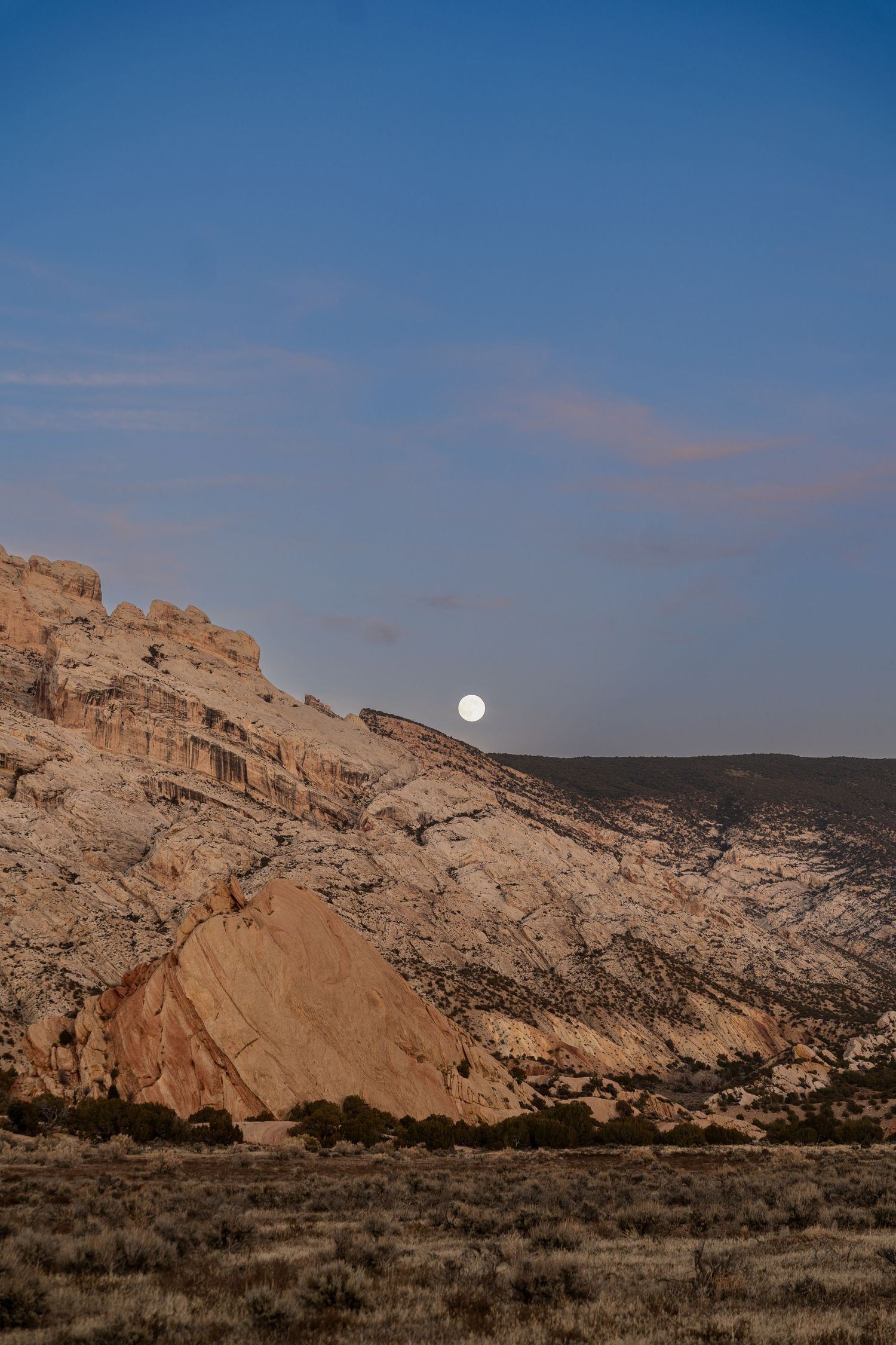 Moonlight over Dinosaur National Monument