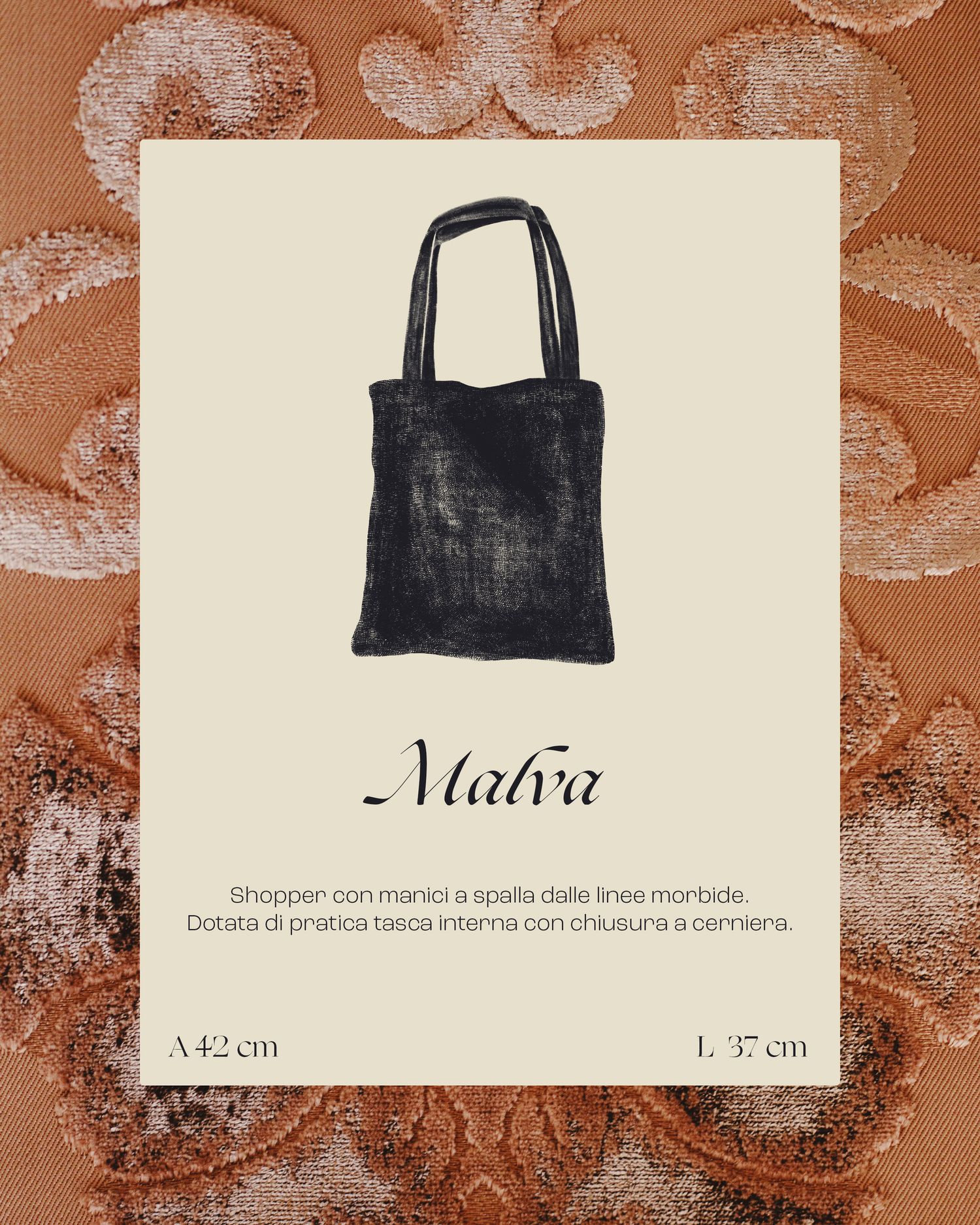 Graphics for the handbag brand DALÌ, created using illustrations.