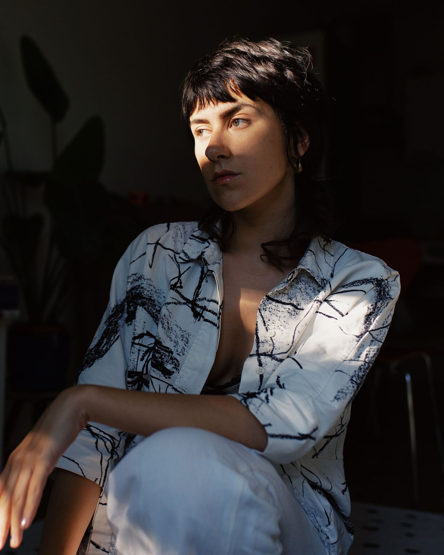 Portrait of the photographer and art director Alice Angelini (@aaliceangelini) based in Rimini who is the co-founder of studio sale.