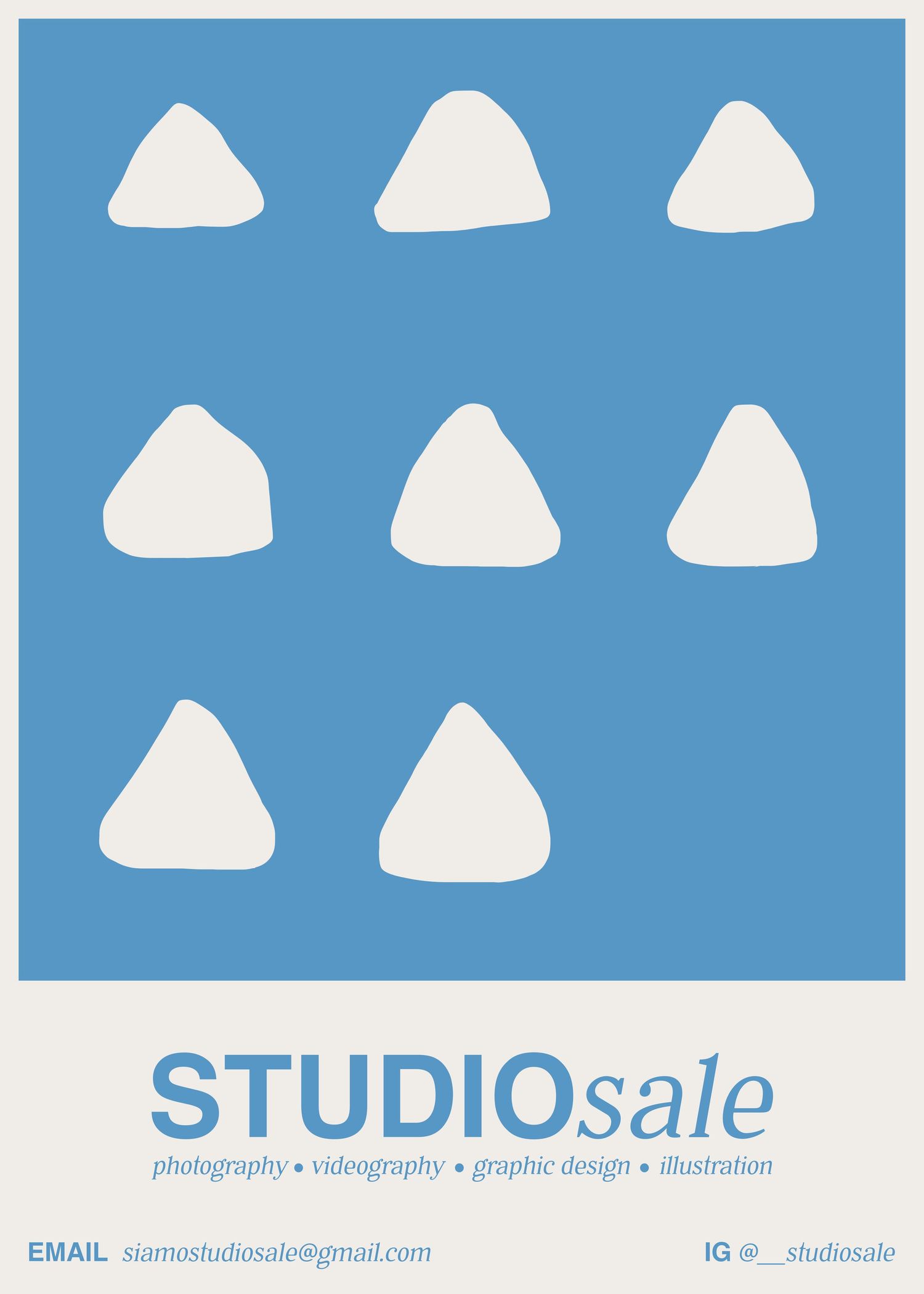 Graphic design and illustration project by studio sale for self promotion of creative studio in Rimini