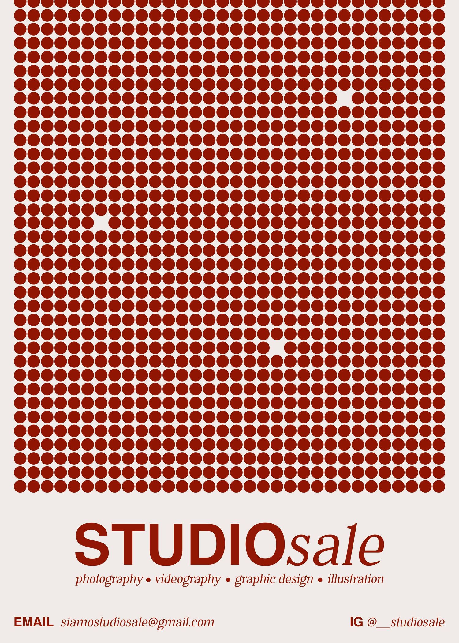 Graphic design and illustration project by studio sale for self promotion of creative studio in Rimini