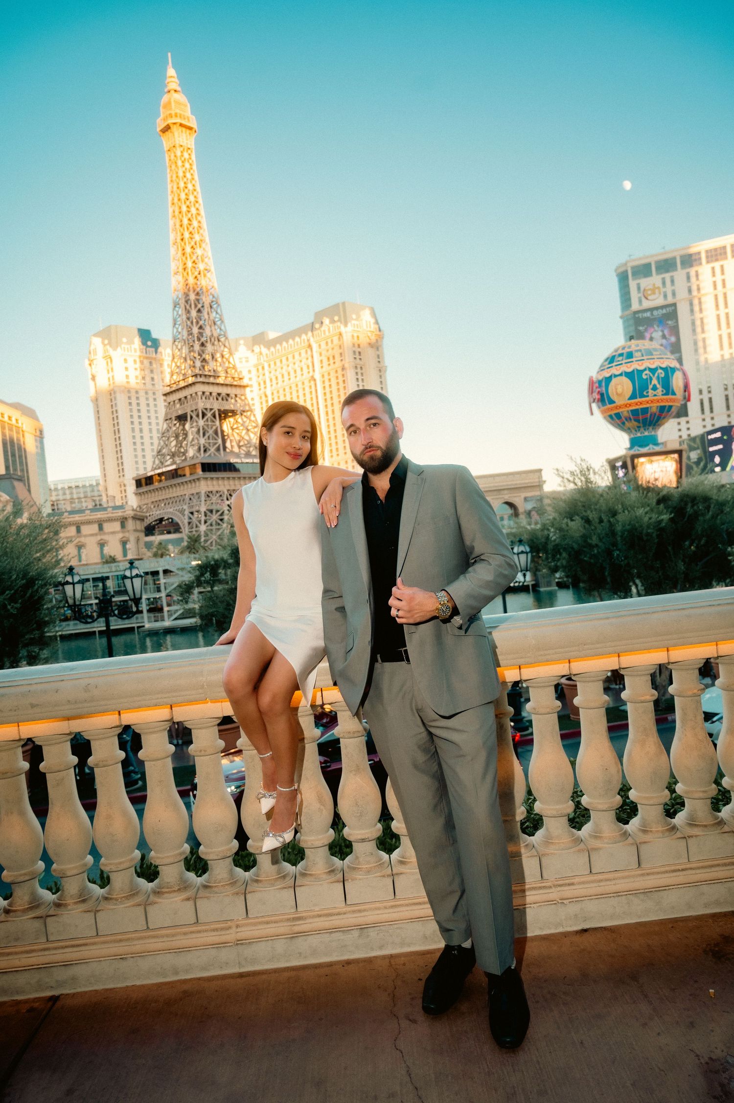 editorial anniversary photos at the Bellagio