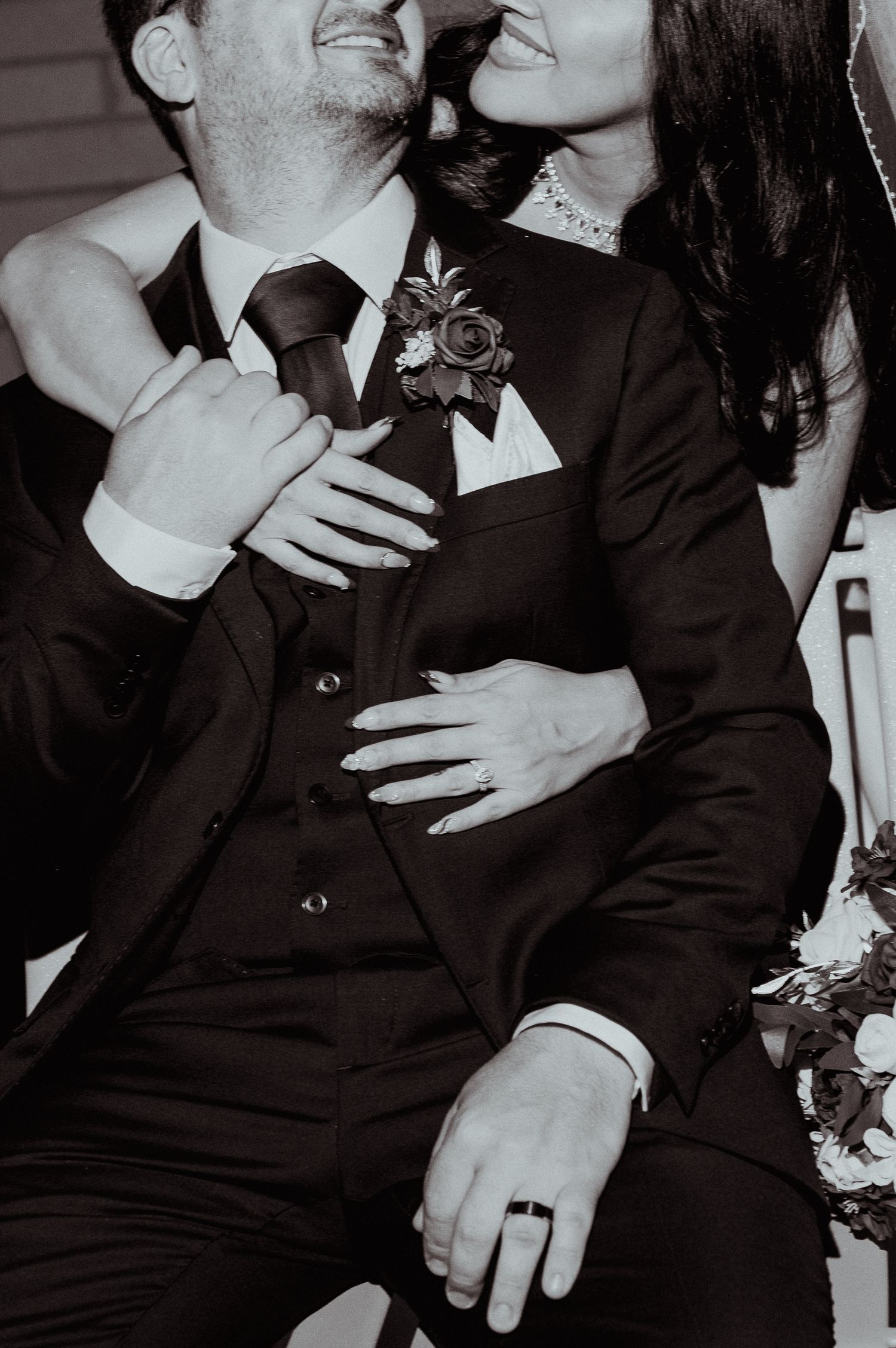 Black and white unique couples photos
