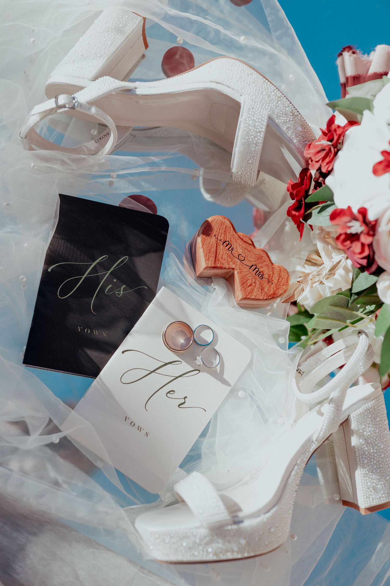 Soft detail shot wedding