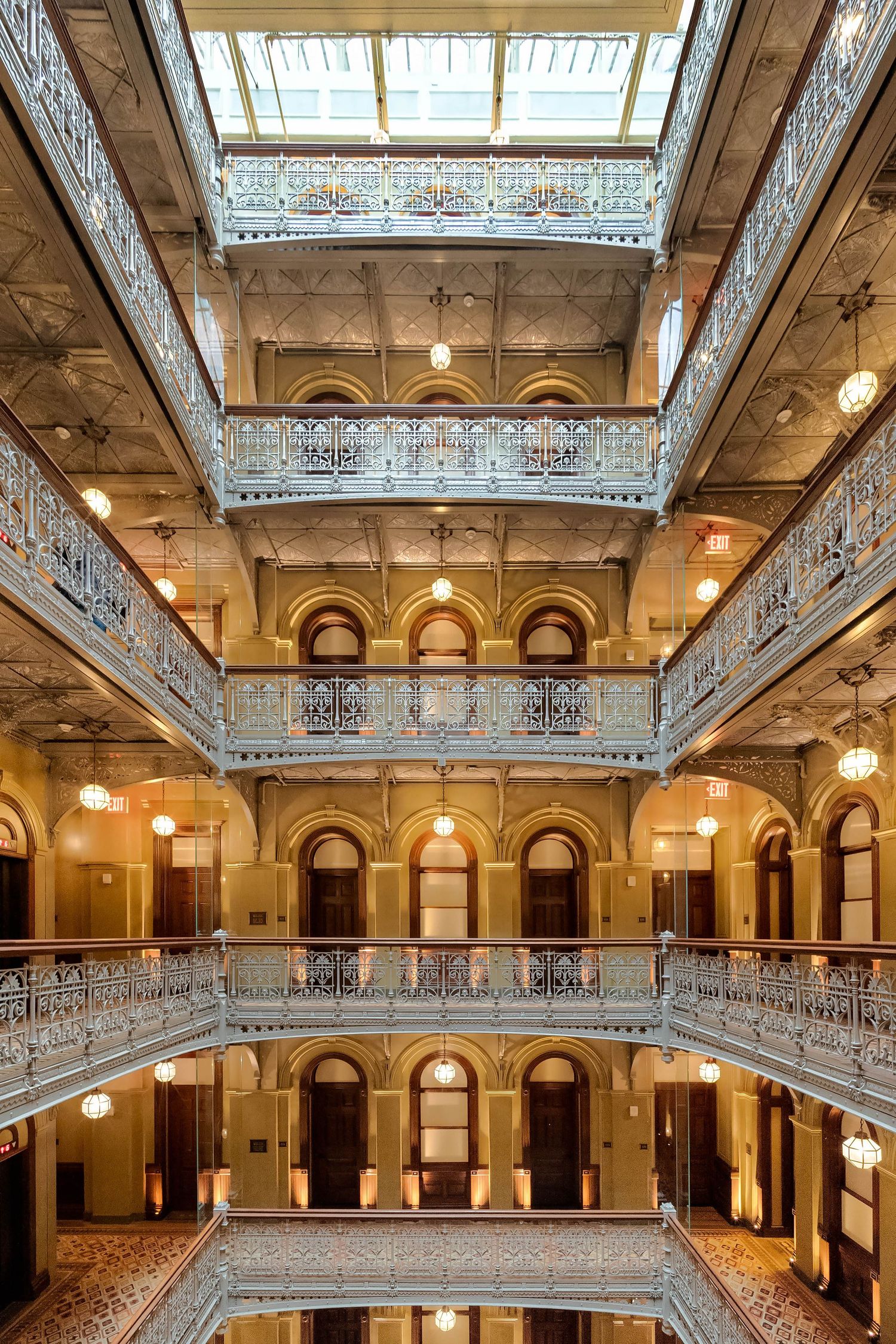 Manhattan's Beekman House historical building featuring multiple floors with classical architecture and decorative railings.