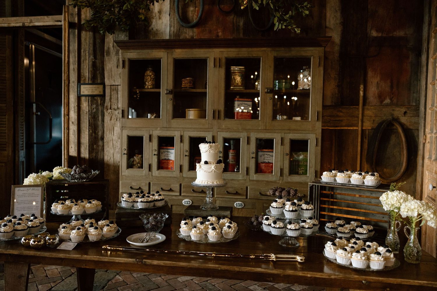 Wedding day cake at Spring Ranch in Mendocino, California, captured by Makayla Miranda Photo