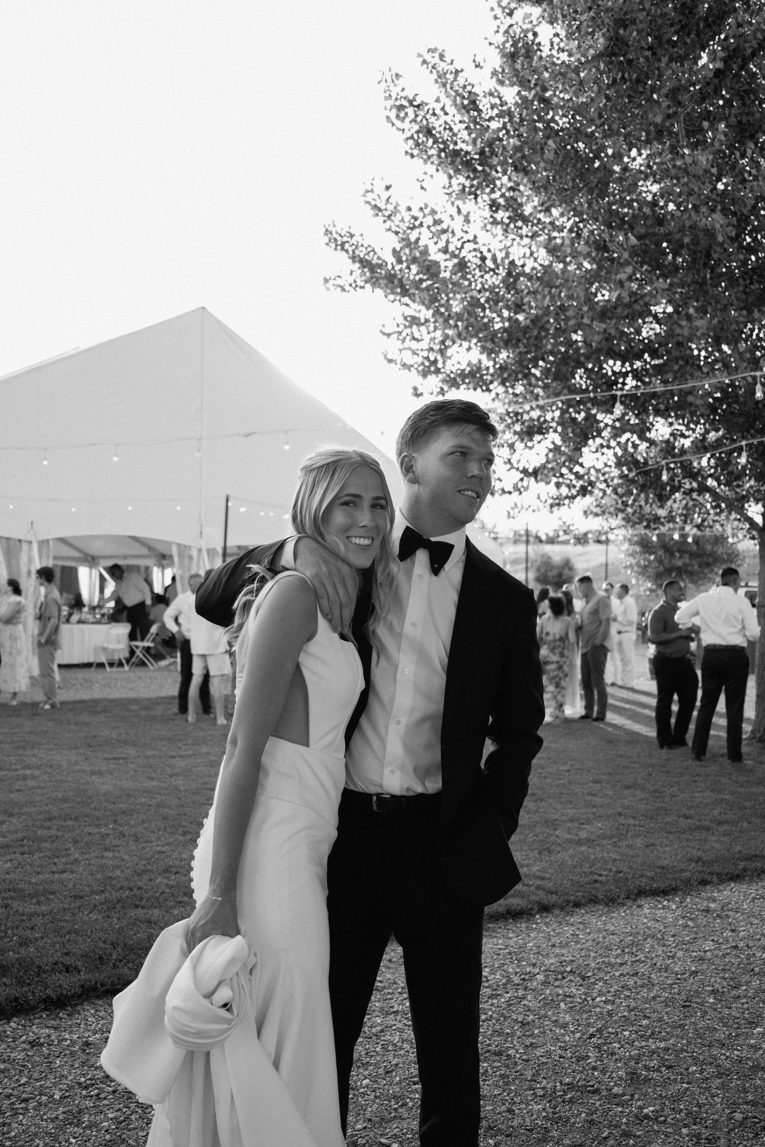 Couple on wedding day Cottonwood, California, captured by Makayla Miranda Photo.