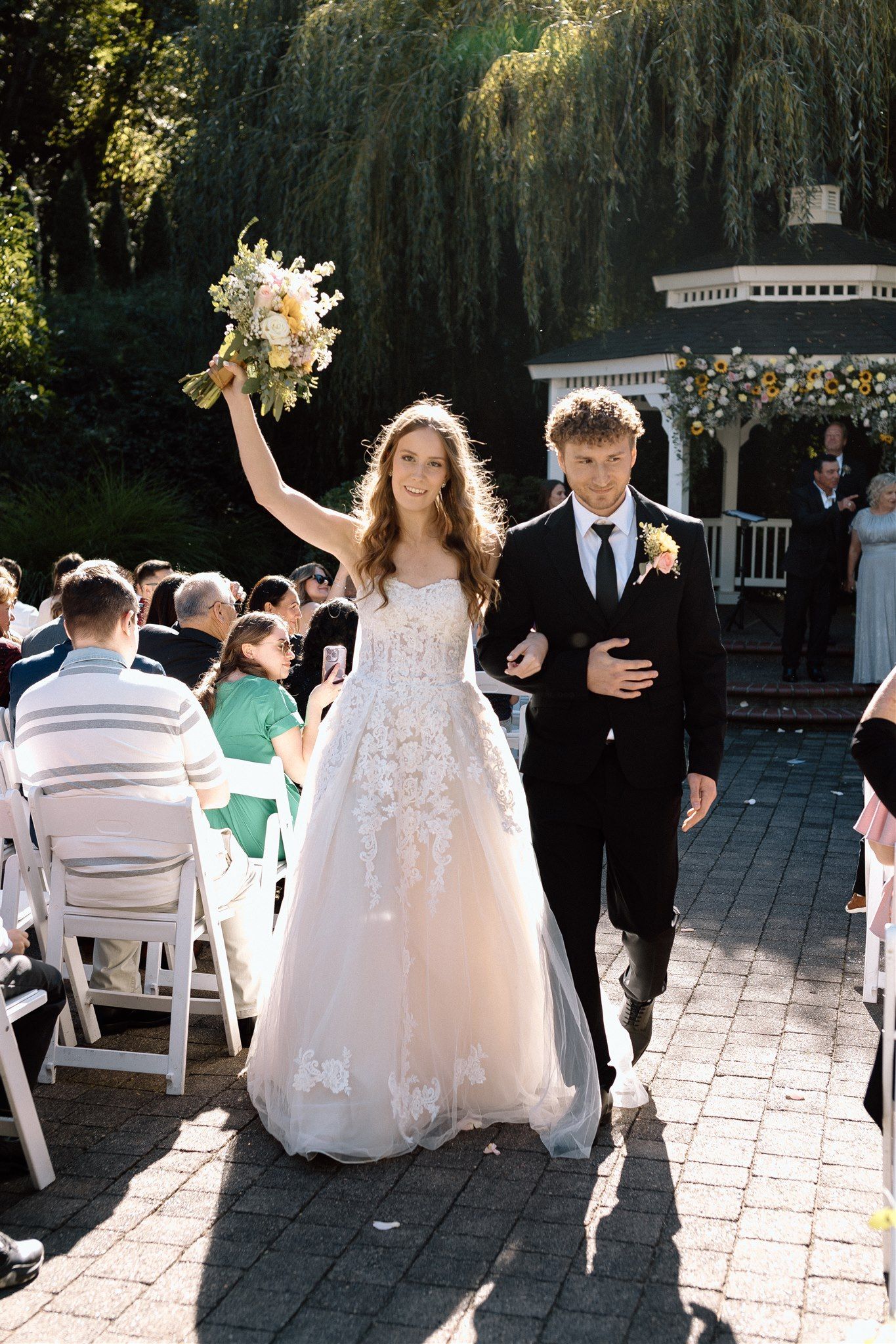 Couple on their wedding day in Portland, Oregon, captured by Makayla Miranda Photo
