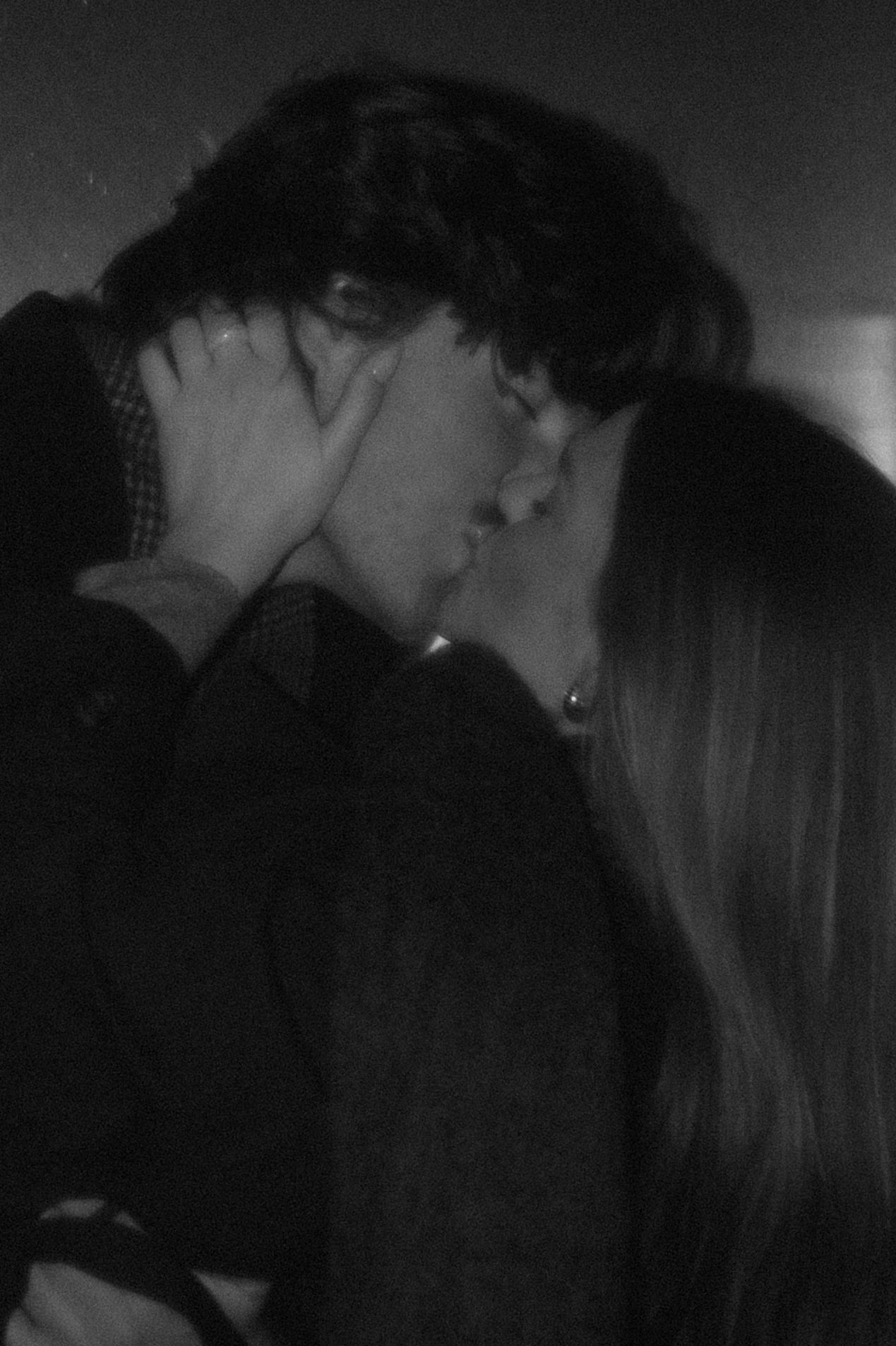 Couples session in elevator in Minneapolis, Minnesota. Captured by Makayla Miranda Photo.