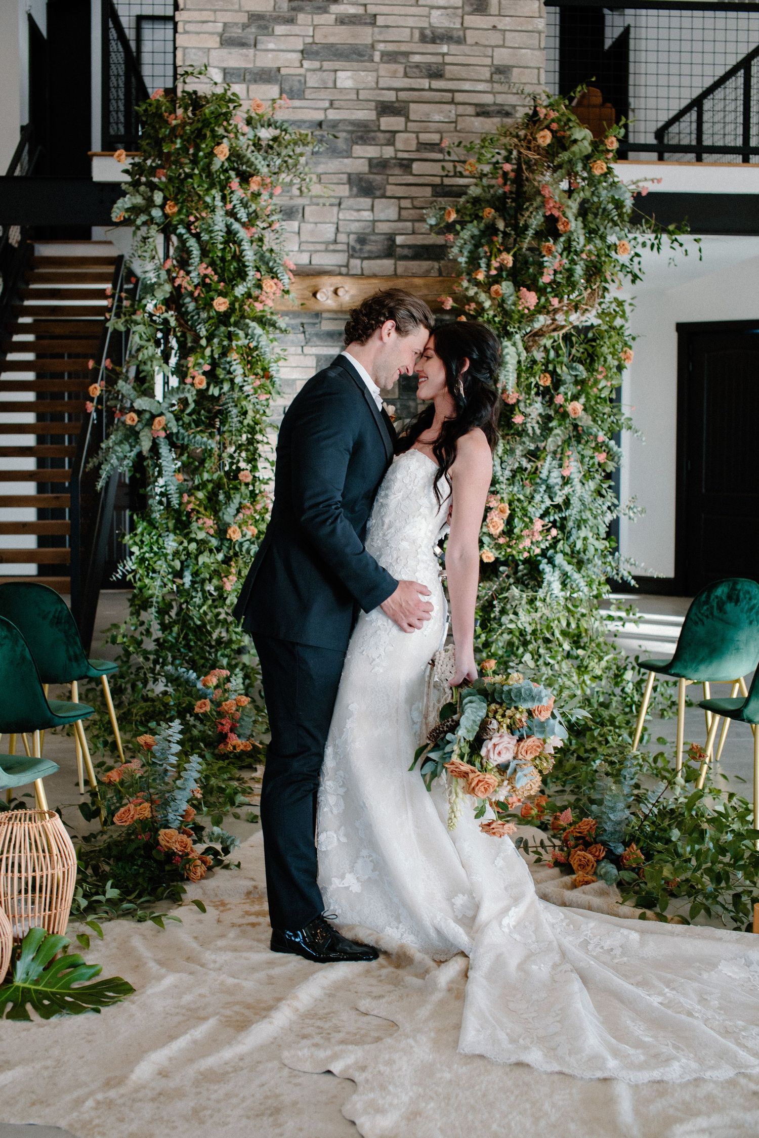 Wedding styled shoot couple in Denver, Colorado. Photos taken by Makayla Miranda Photo.