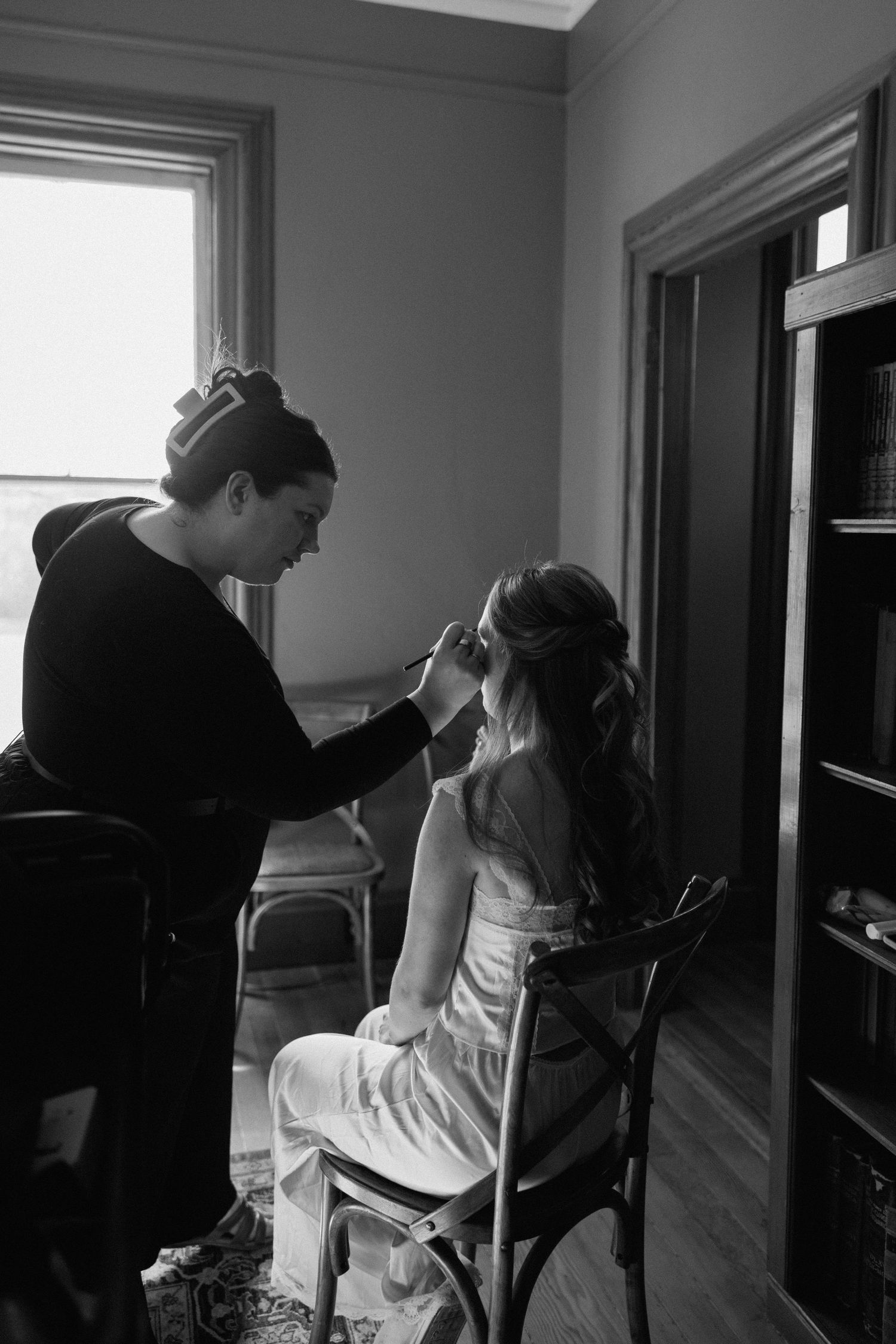 Wedding day, getting ready at Spring Ranch in Mendocino, California, captured by Makayla Miranda Photo