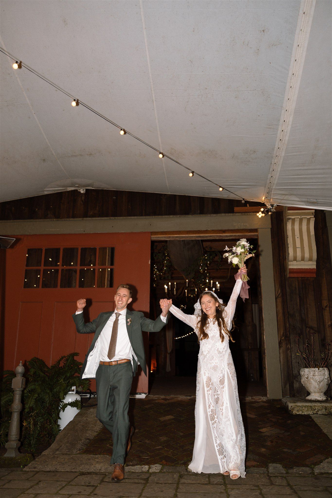 Wedding day reception at Spring Ranch in Mendocino, California, captured by Makayla Miranda Photo