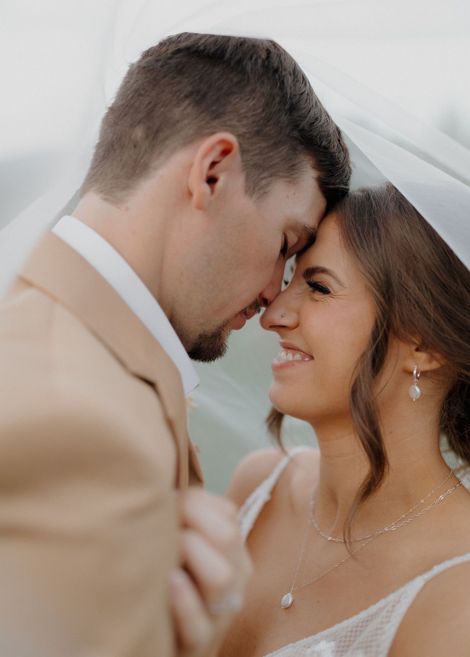 Makayla and husband on wedding day.
